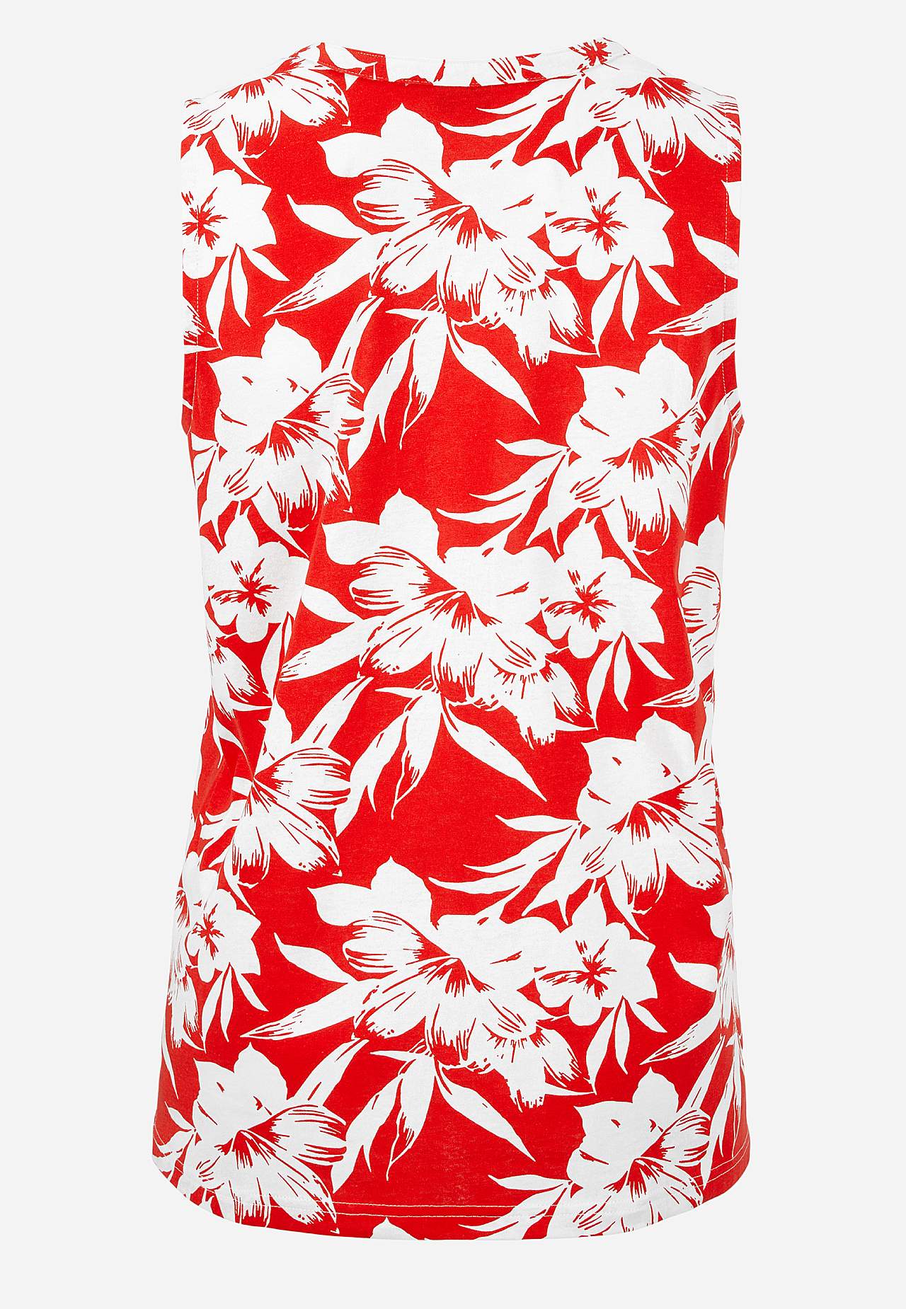 Sleeveless top in organic cotton 2-pack