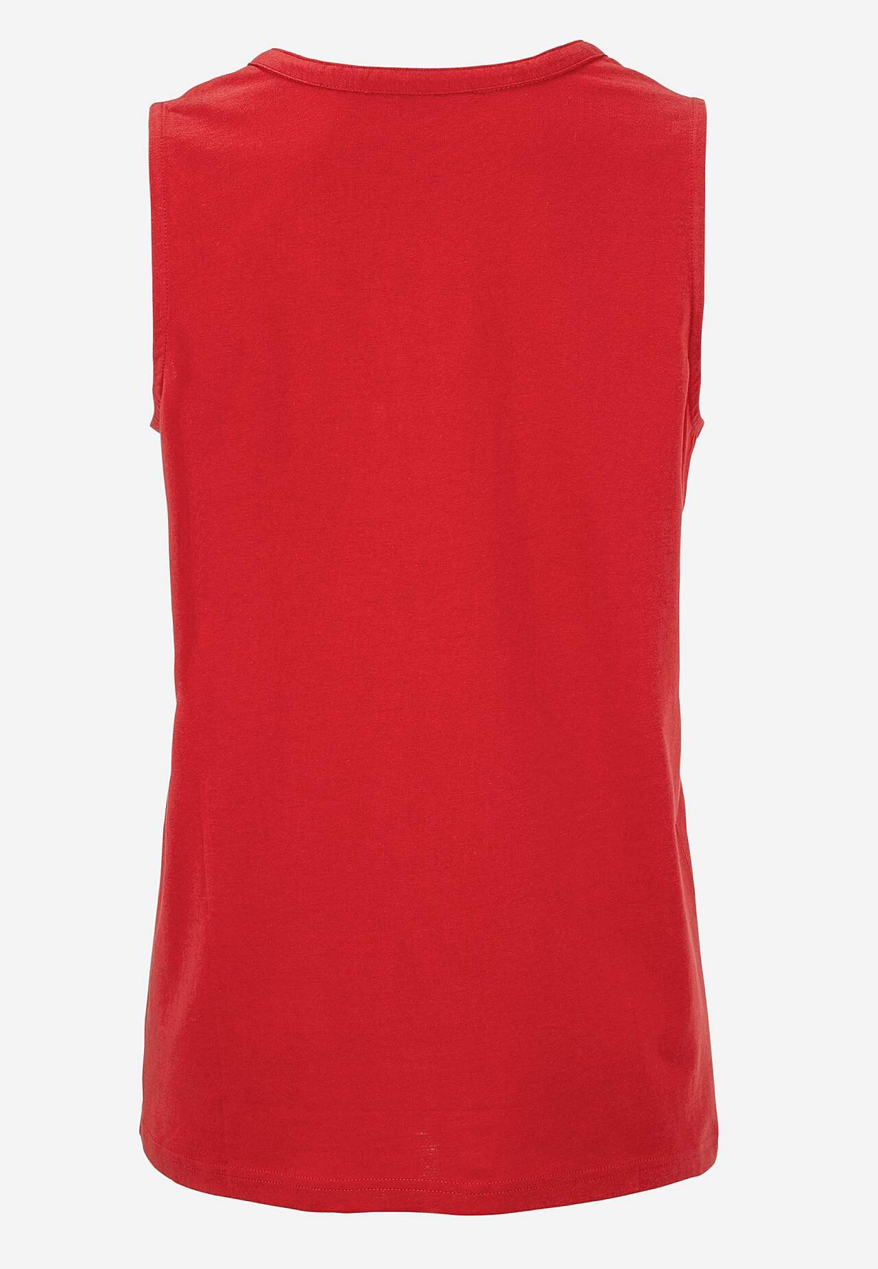 Sleeveless top in organic cotton 2-pack