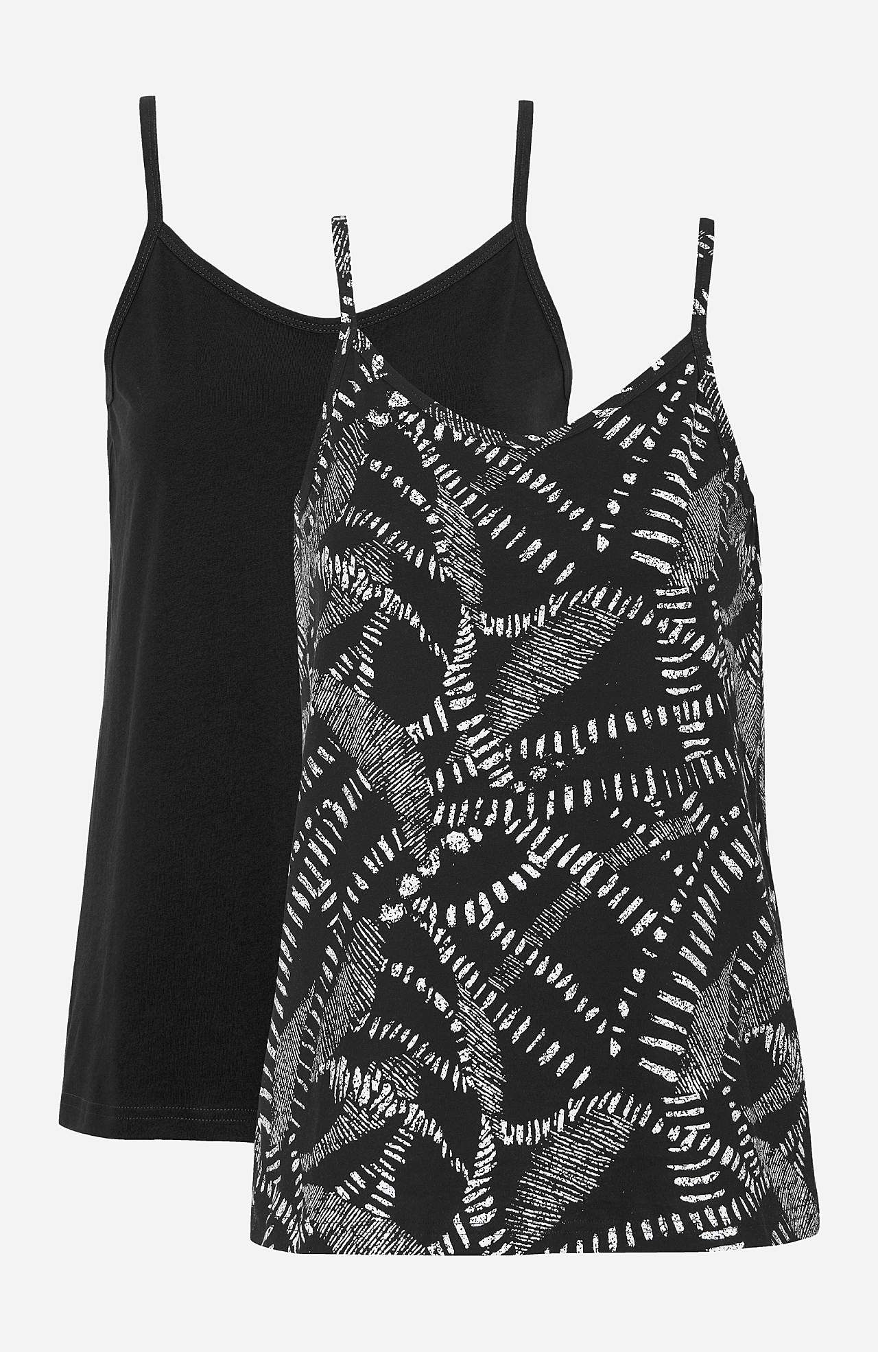 Tanks in cotton Matilda 2-pack
