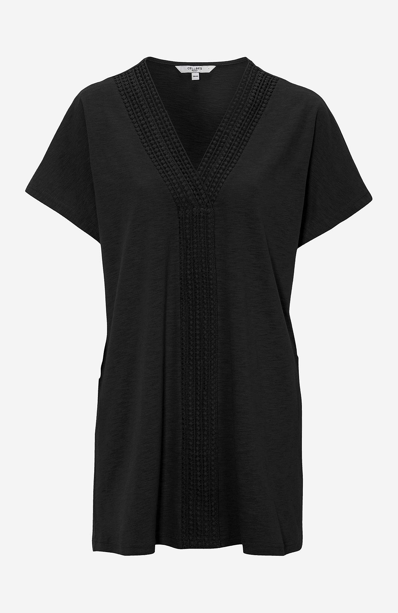 Short-sleeved jersey tuniq
