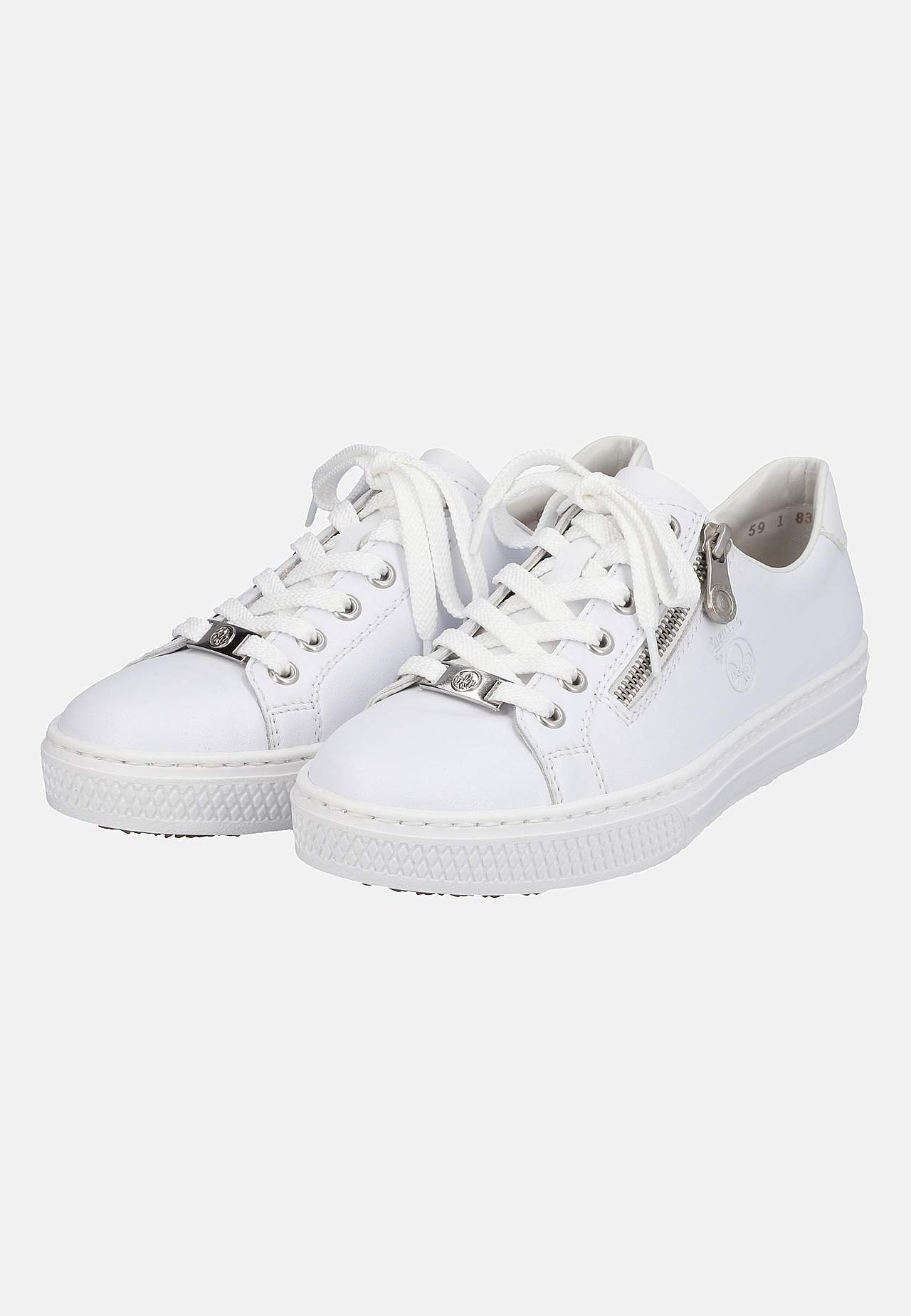 Sneaker med dragkedja