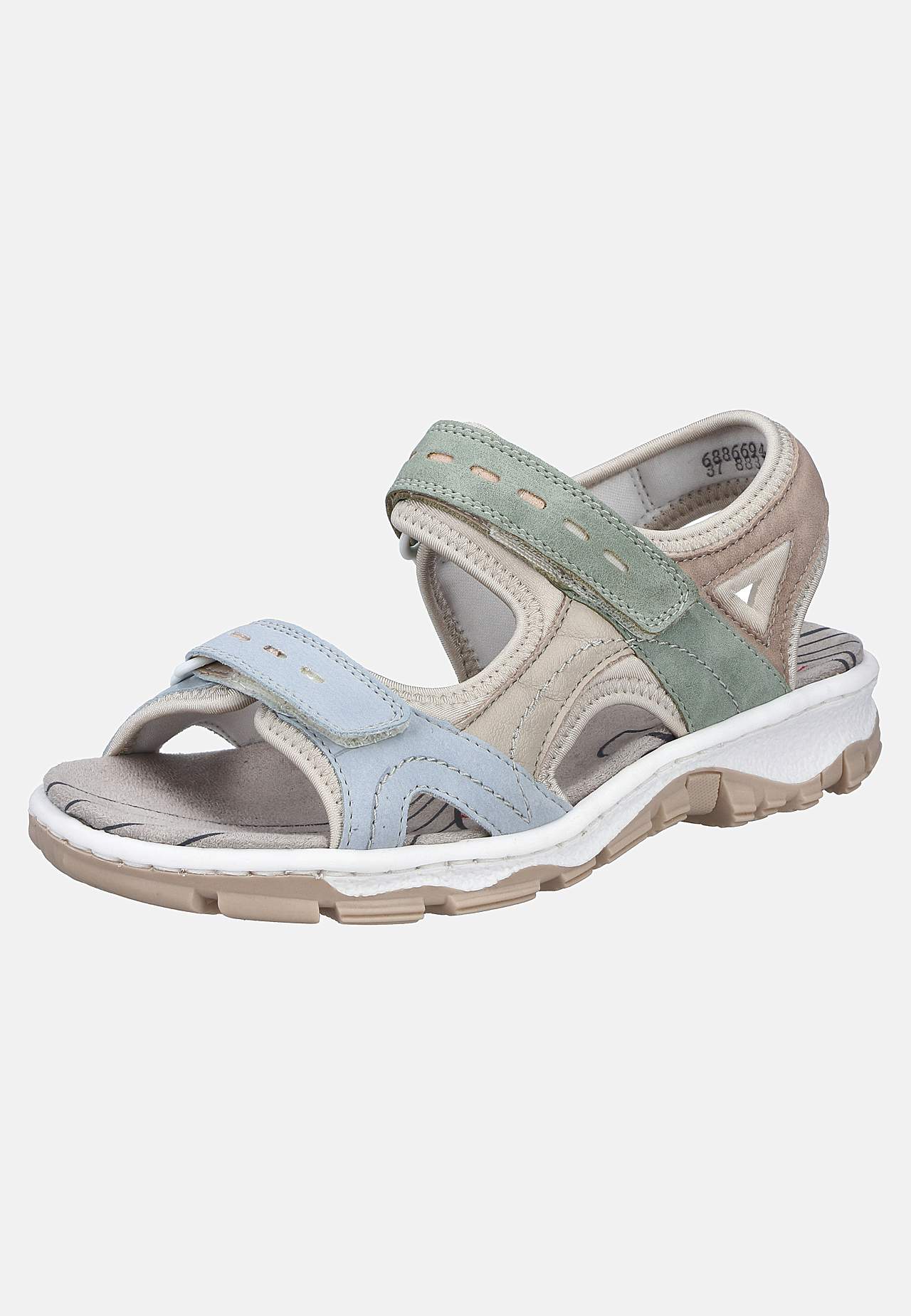 Bekväm sandal med kardborrestängning