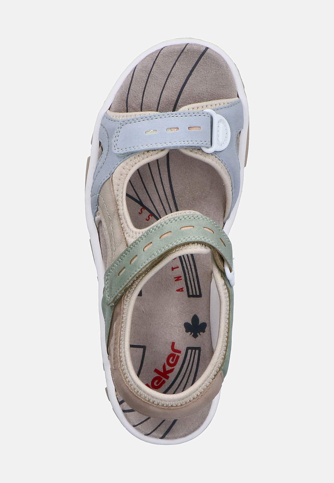 Bekväm sandal med kardborrestängning