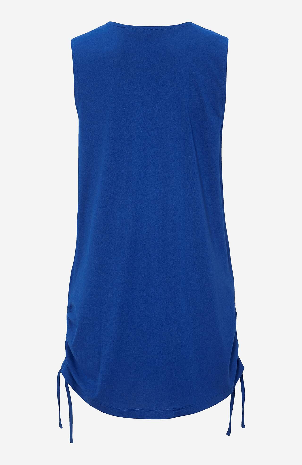 Sleeveless jersey tops with two different lengths 2-pack