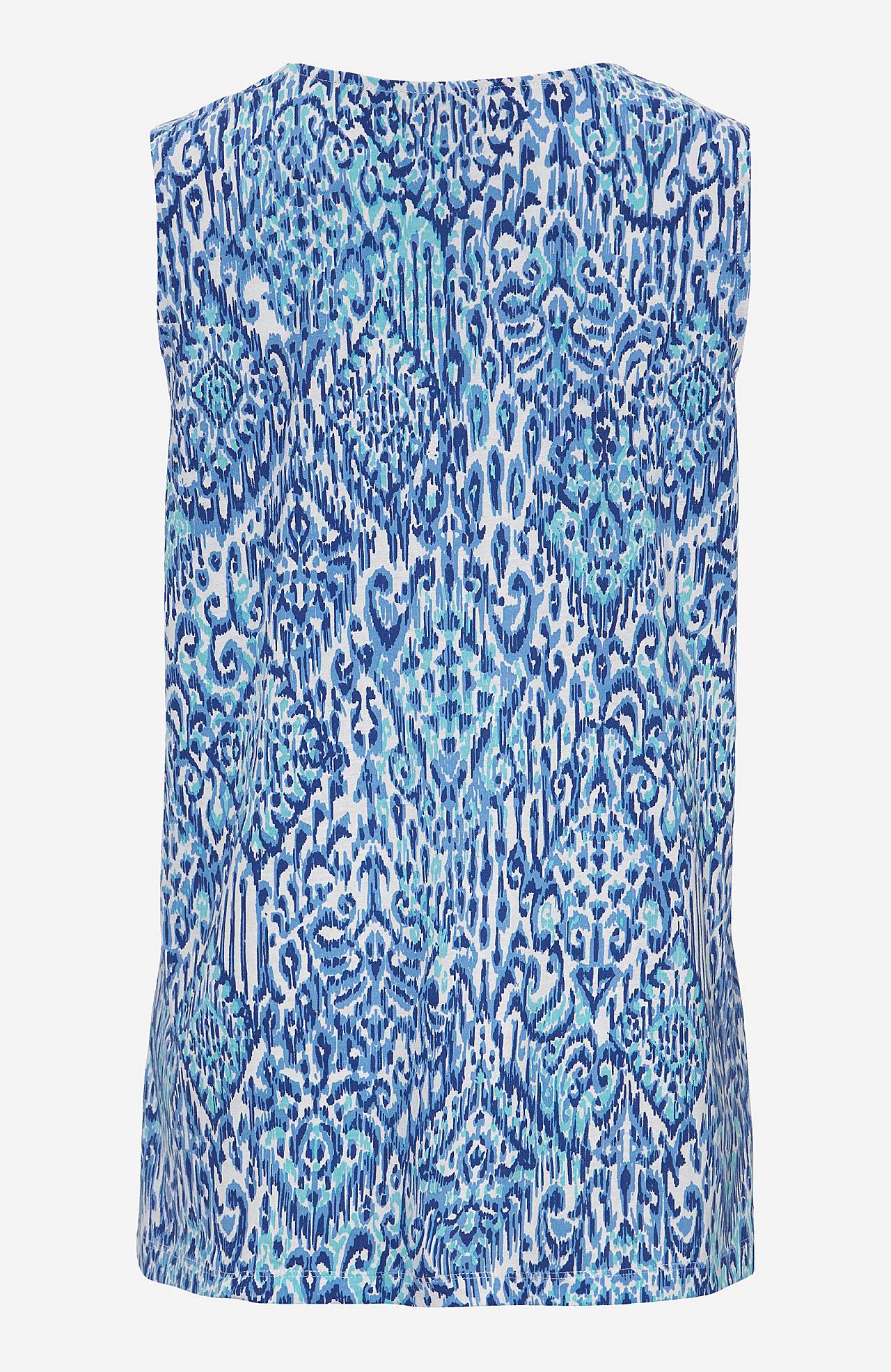Sleeveless jersey tops with two different lengths 2-pack