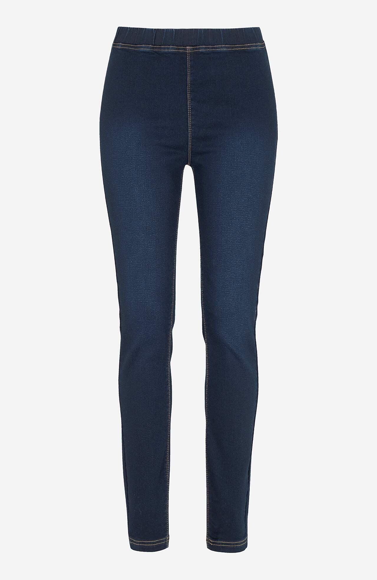 Denim leggings