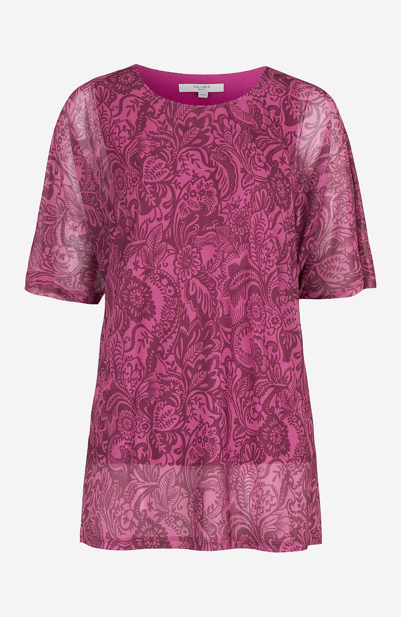 Tunic top in mesh