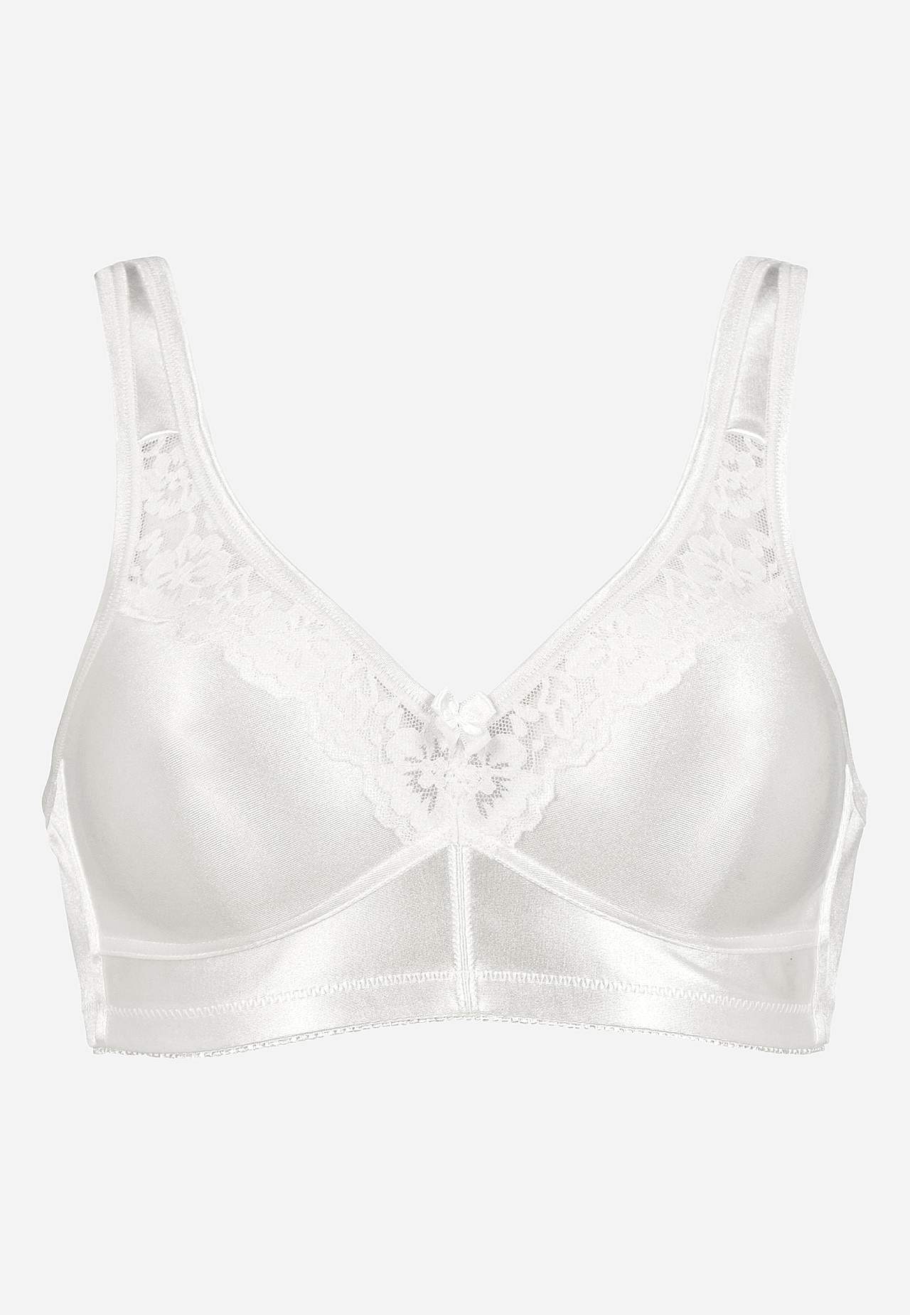 Bra with soft lace