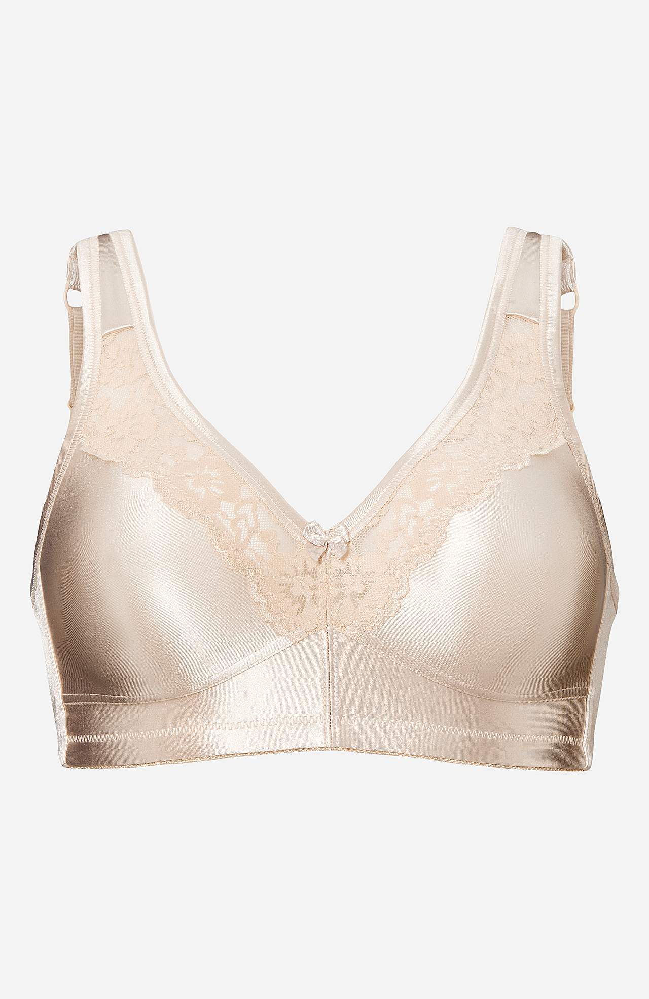 Bra with soft lace