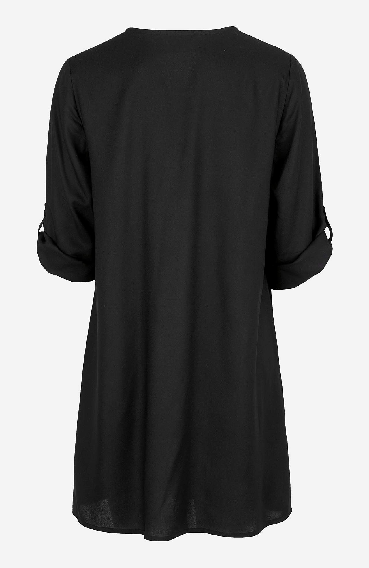 V-neck tunic in two lengths