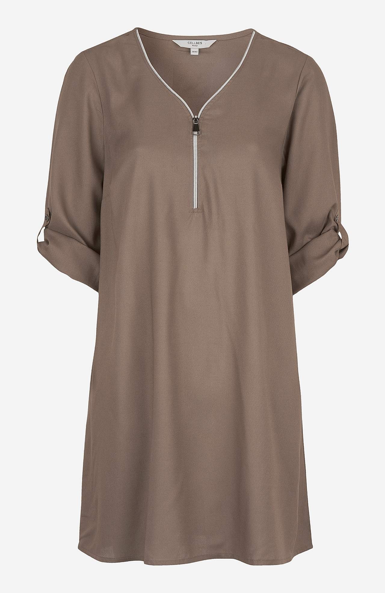 V-neck tunic in two lengths