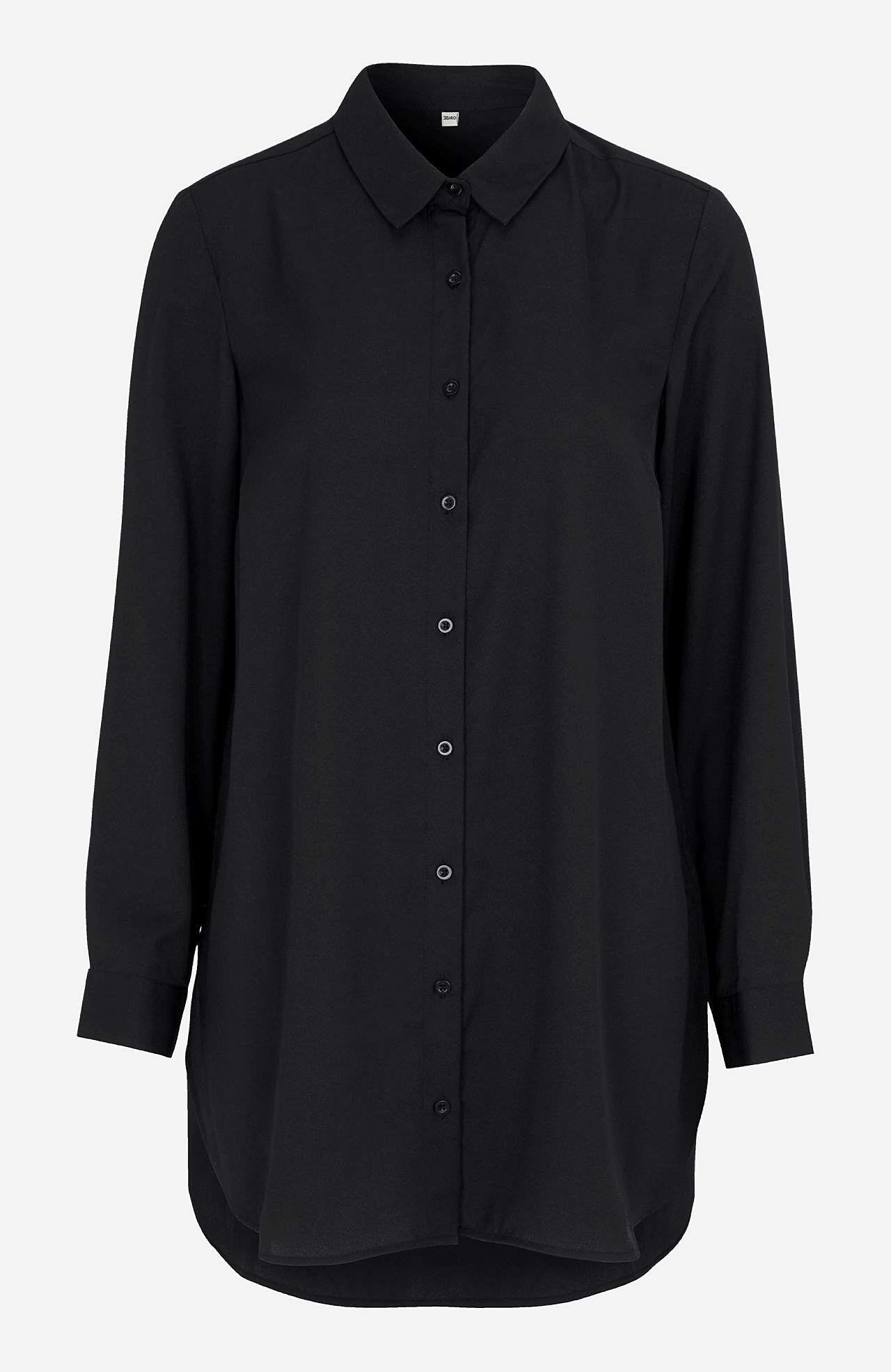 Long shirt with buttons