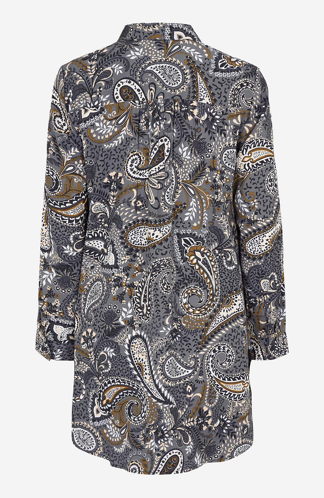 Long shirt with buttons