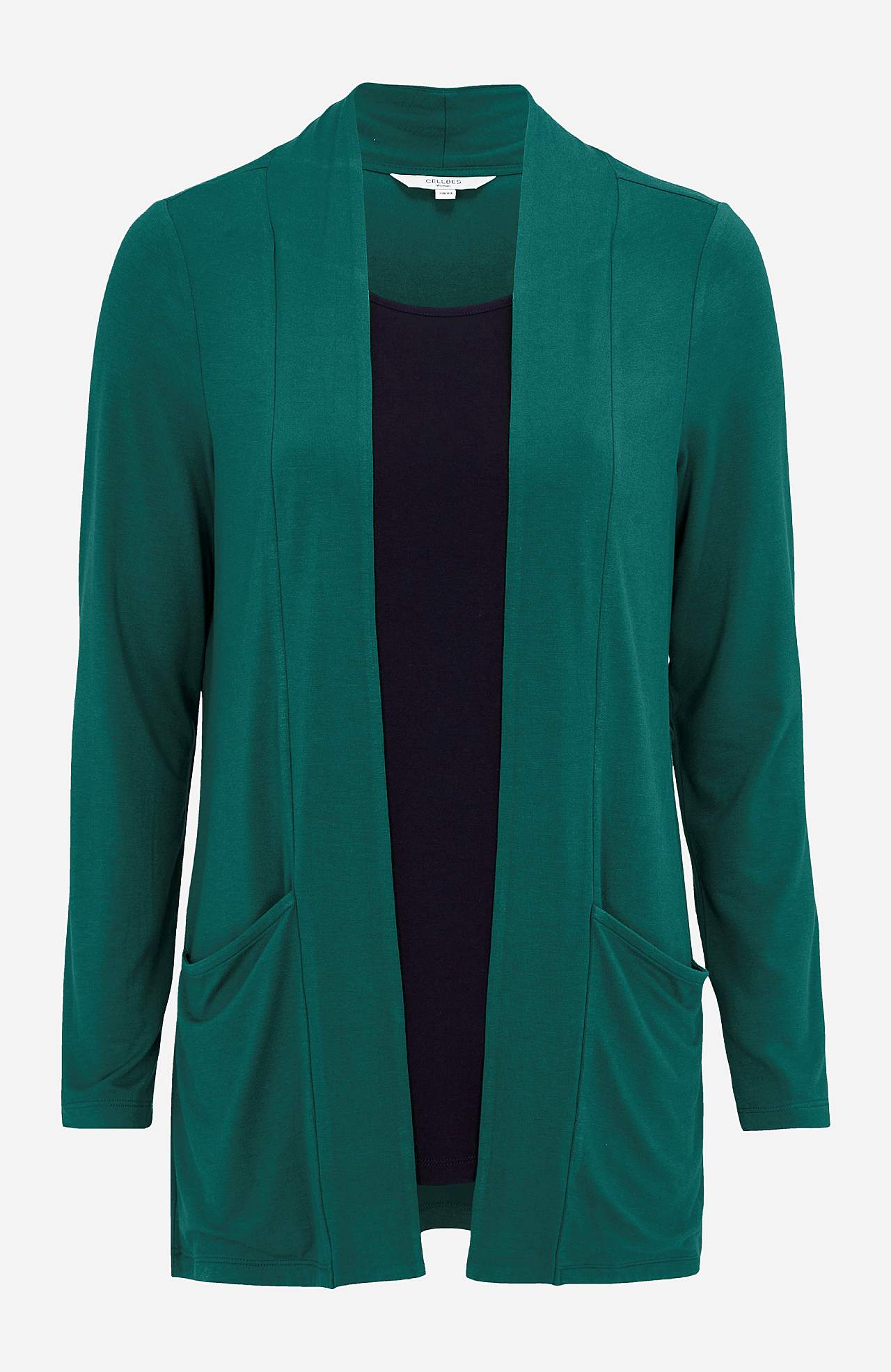 Long-sleeved 2-in-1 top