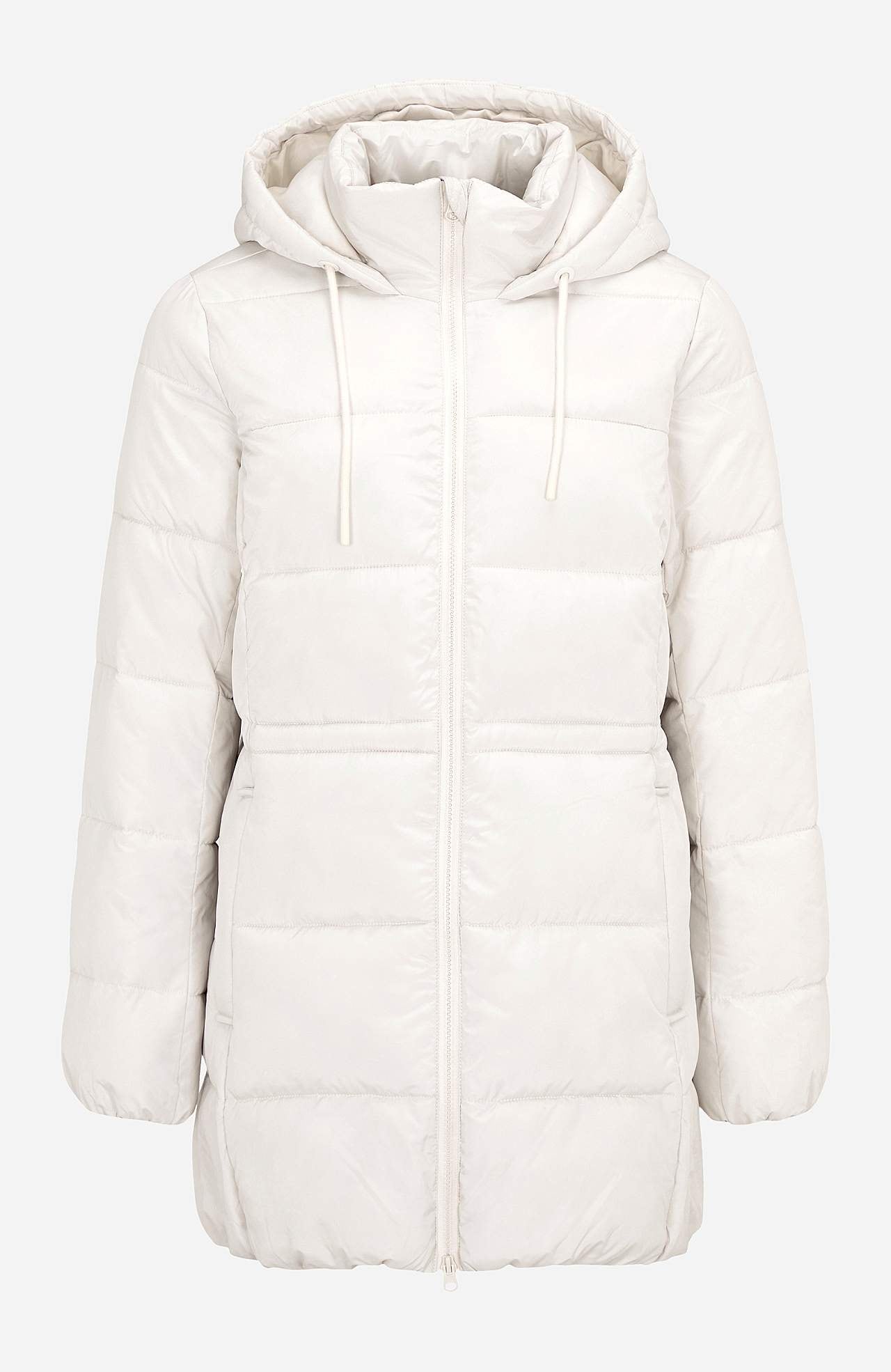 Warm-lined jacket with hood