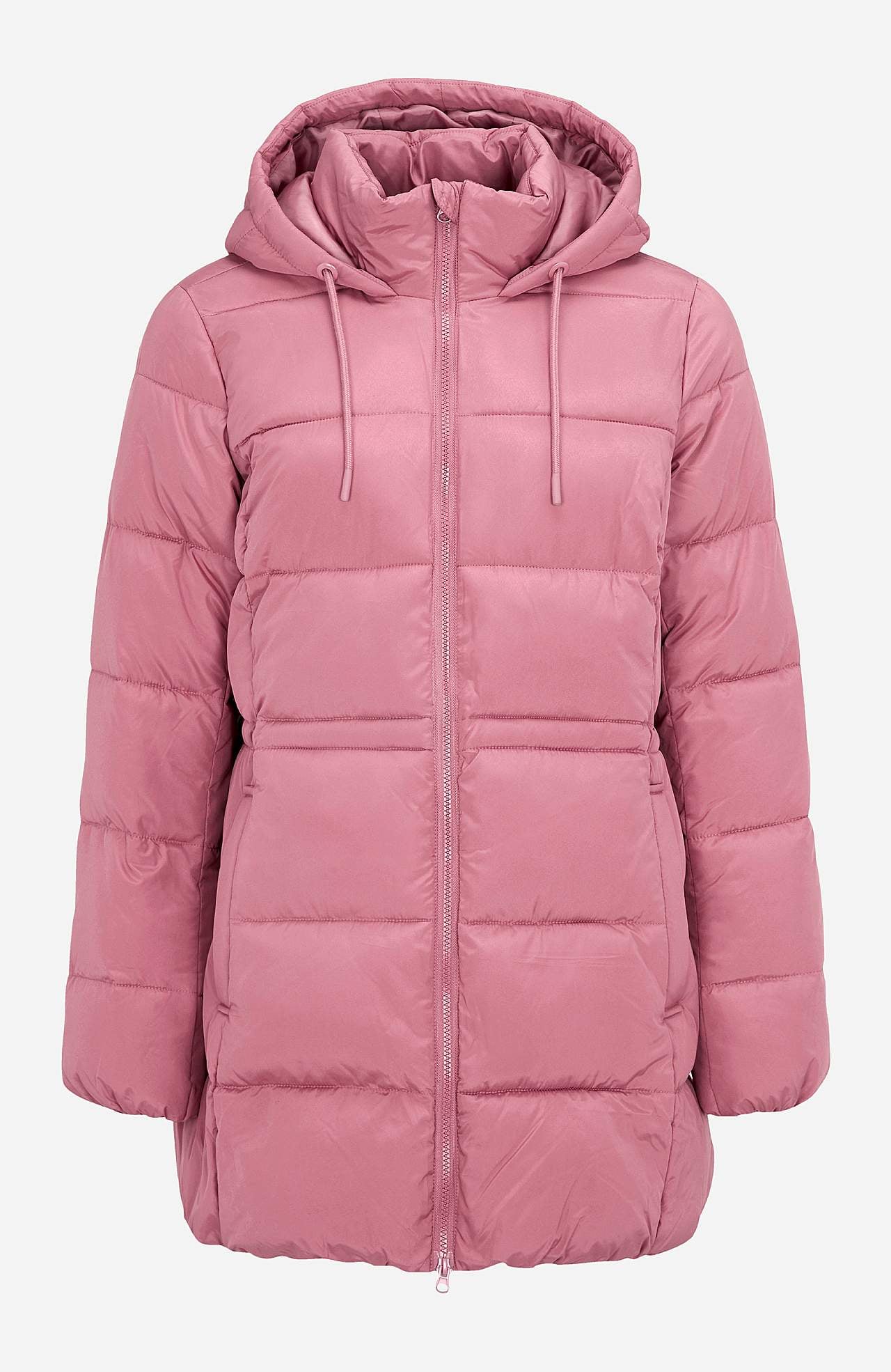 Warm-lined jacket with hood