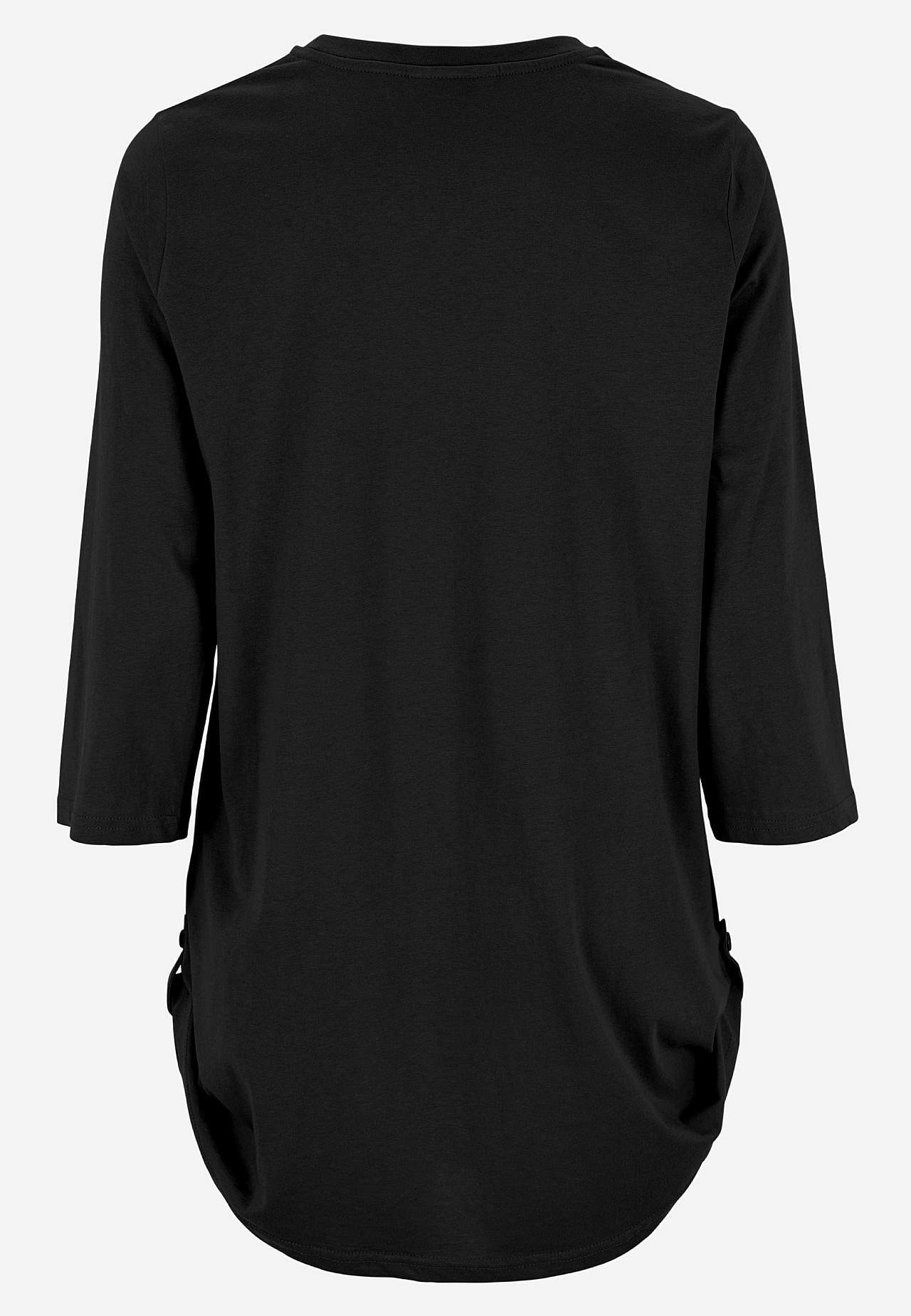 Jersey tuniq with 3/4 sleeve 2-pack