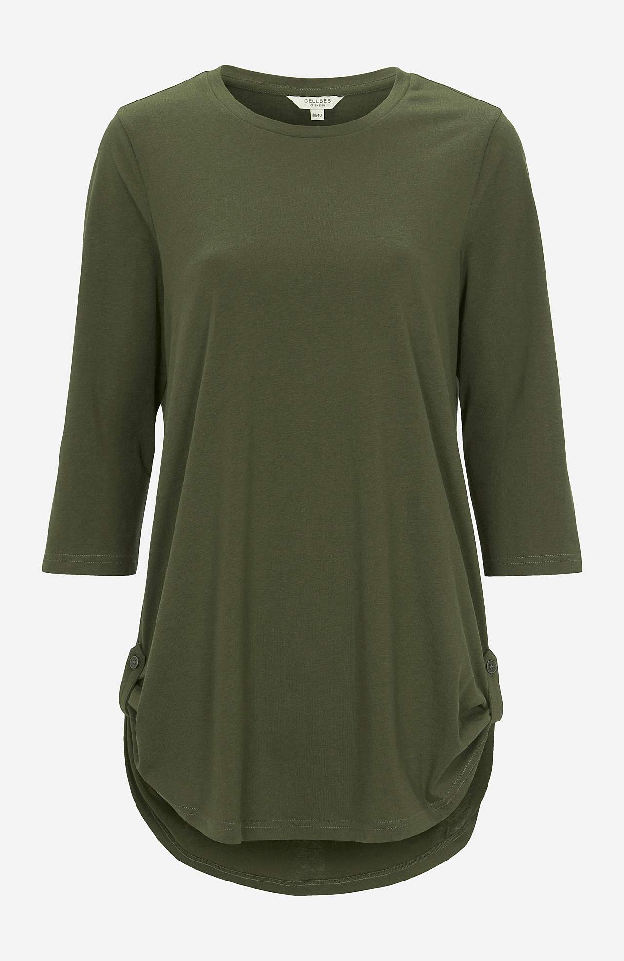 Jersey tuniq with 3/4 sleeve 2-pack