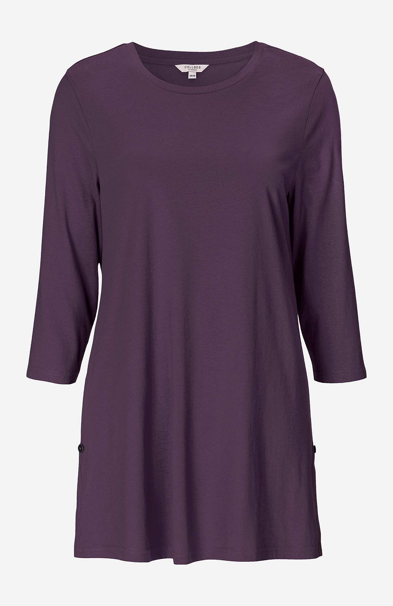 Jersey tuniq with 3/4 sleeve 2-pack