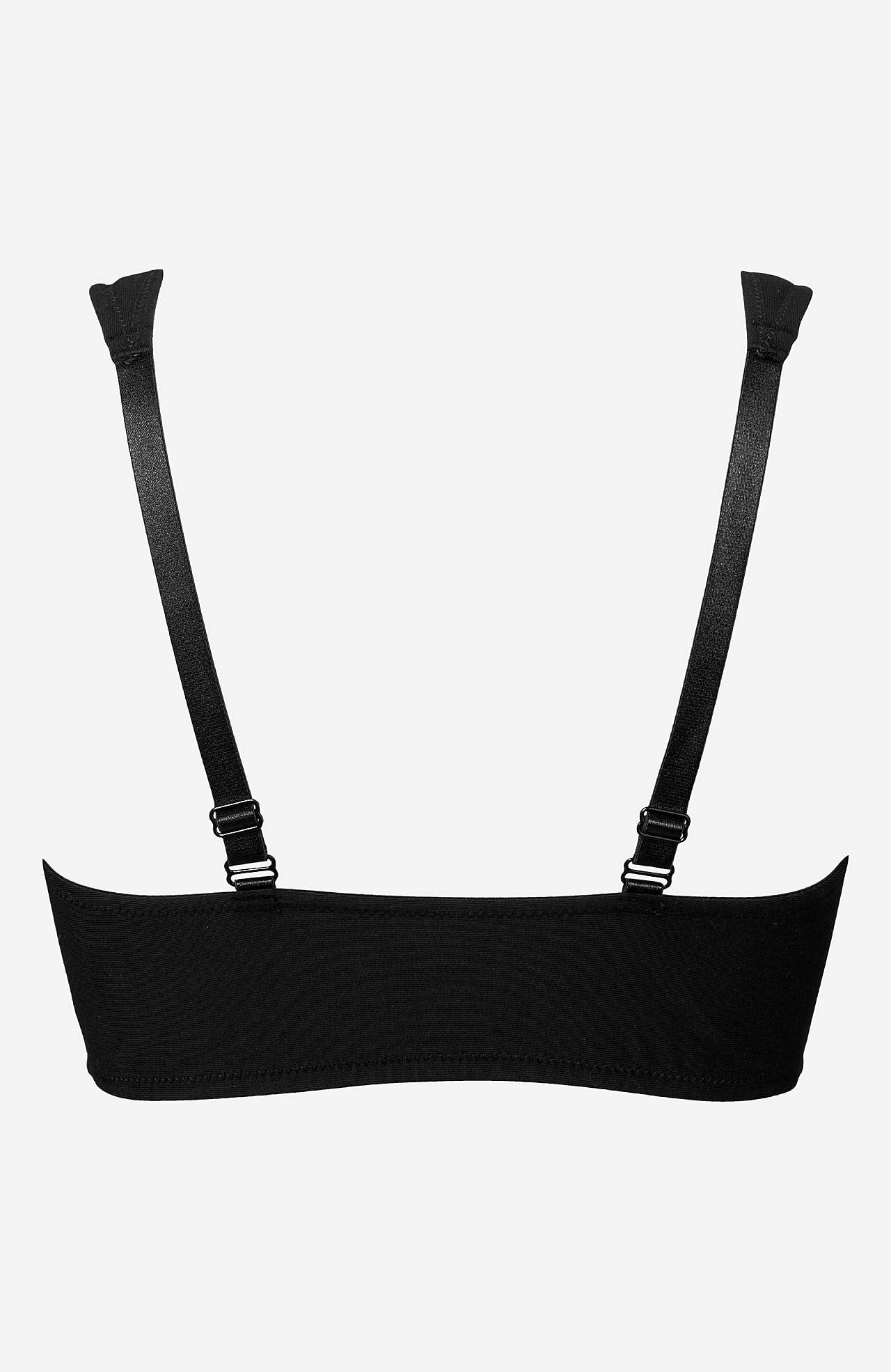 Front-closing soft bra