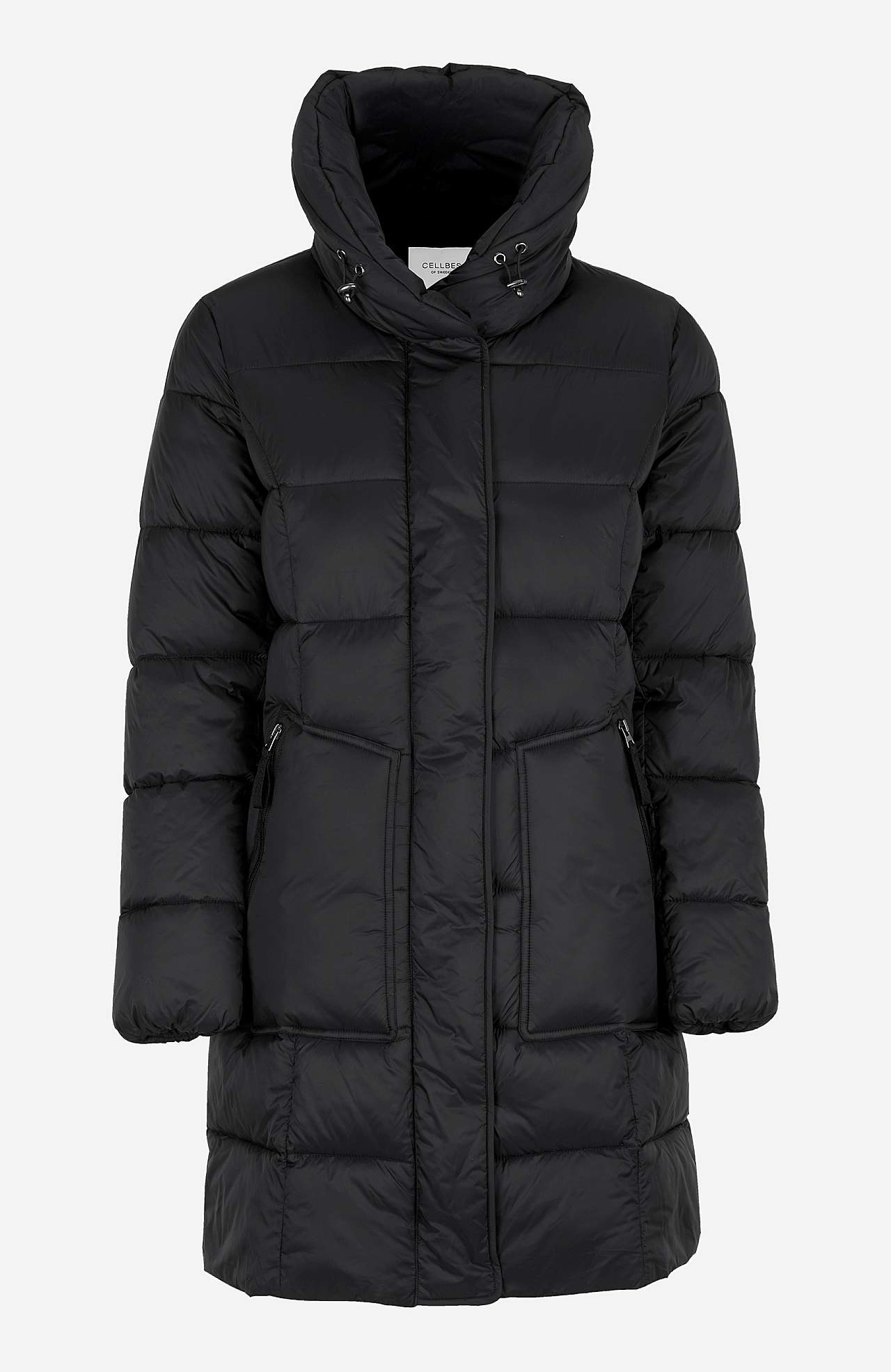 Jacket with soft down feel