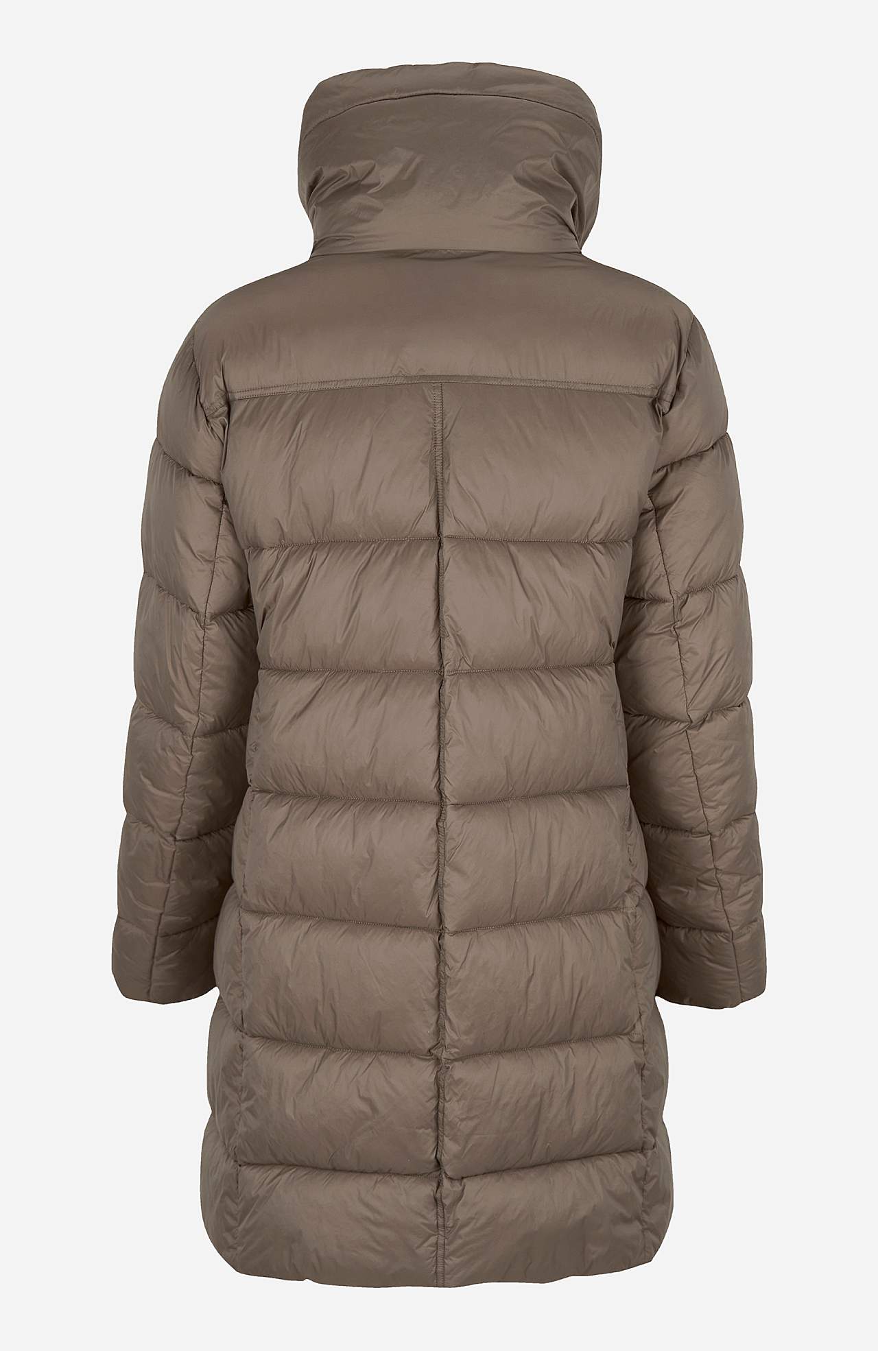 Jacket with soft down feel