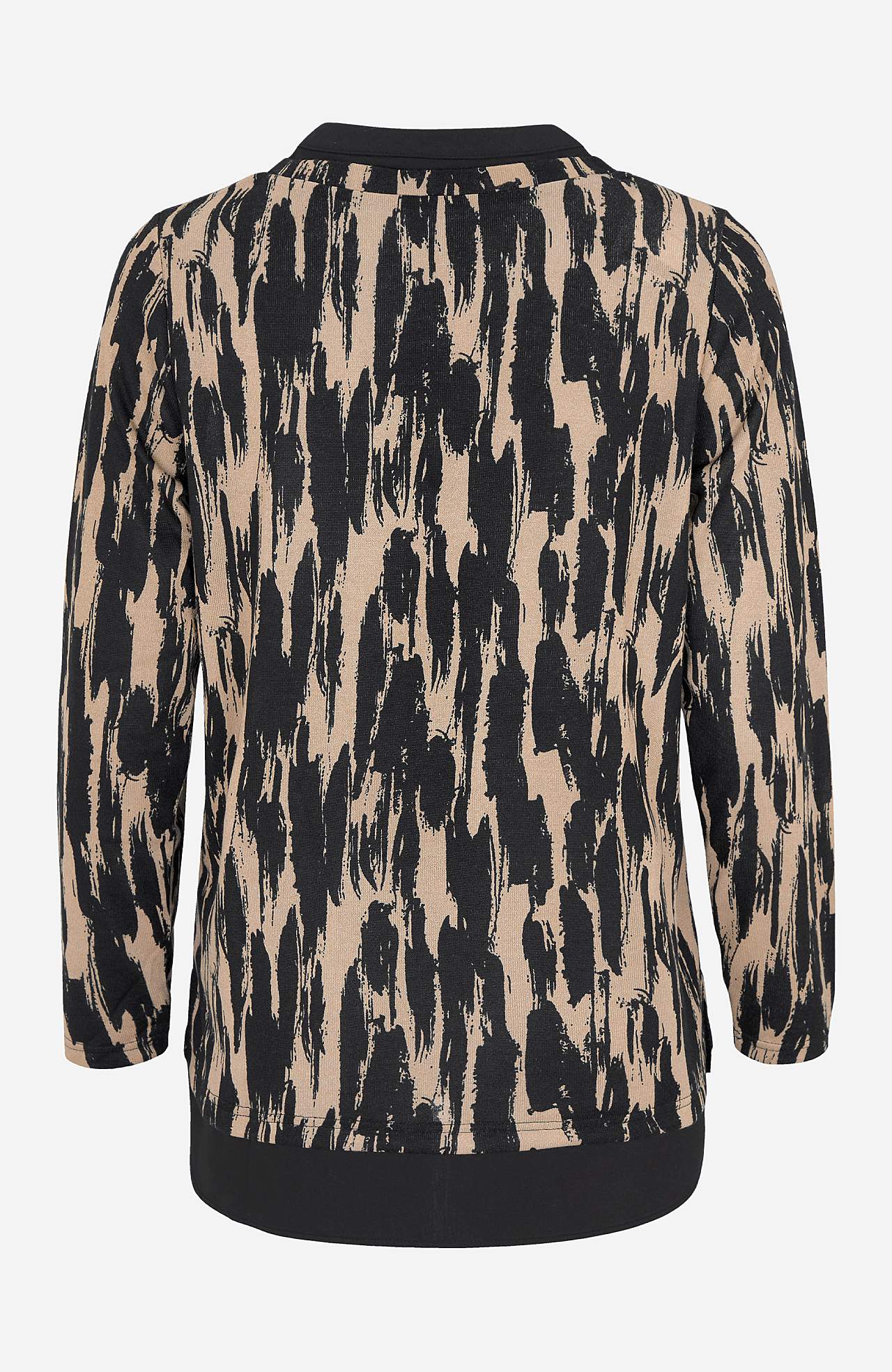 Patterned, 2 in 1 jersey top