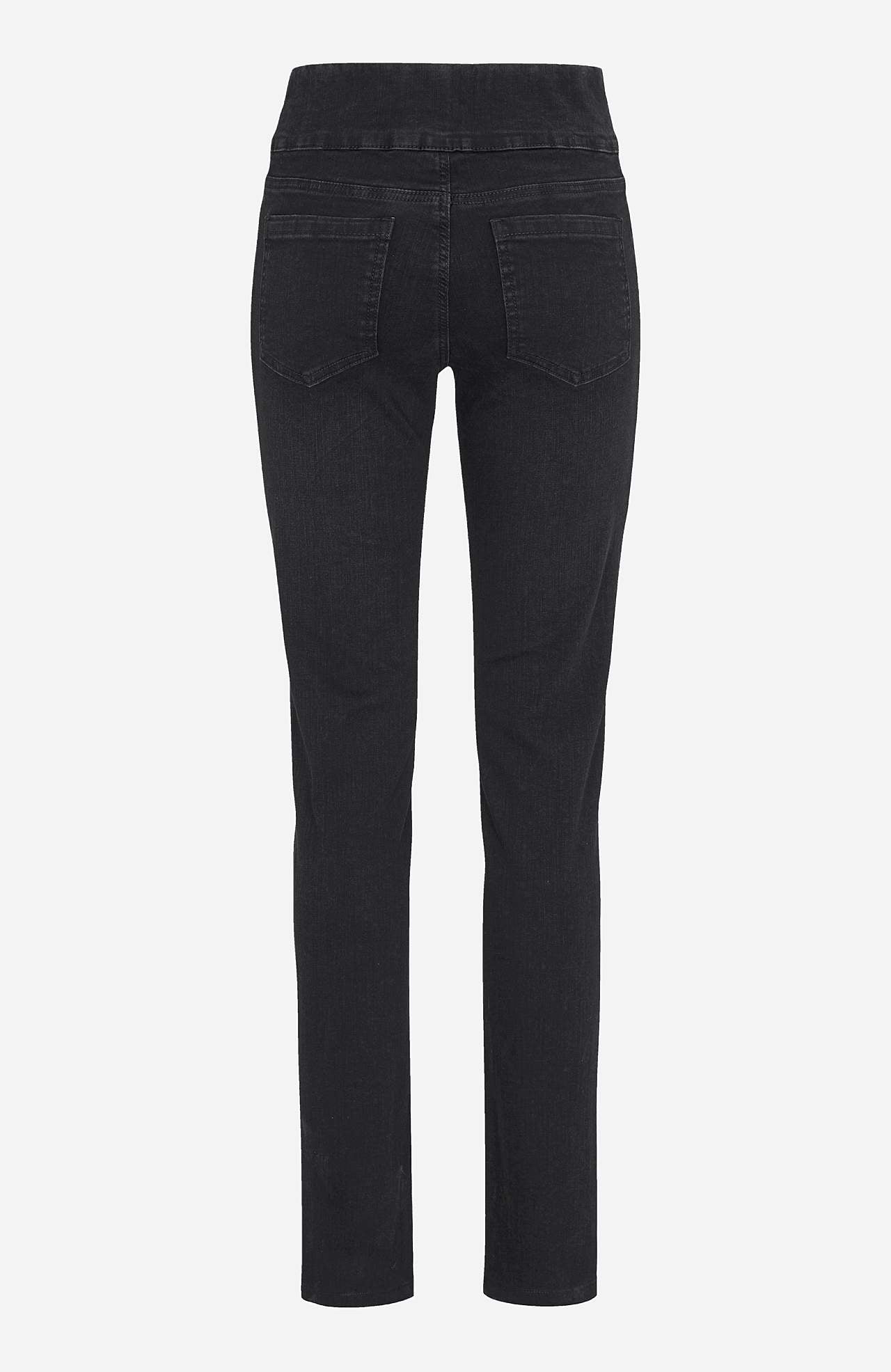 Stretchy jeggings with rhinestone details