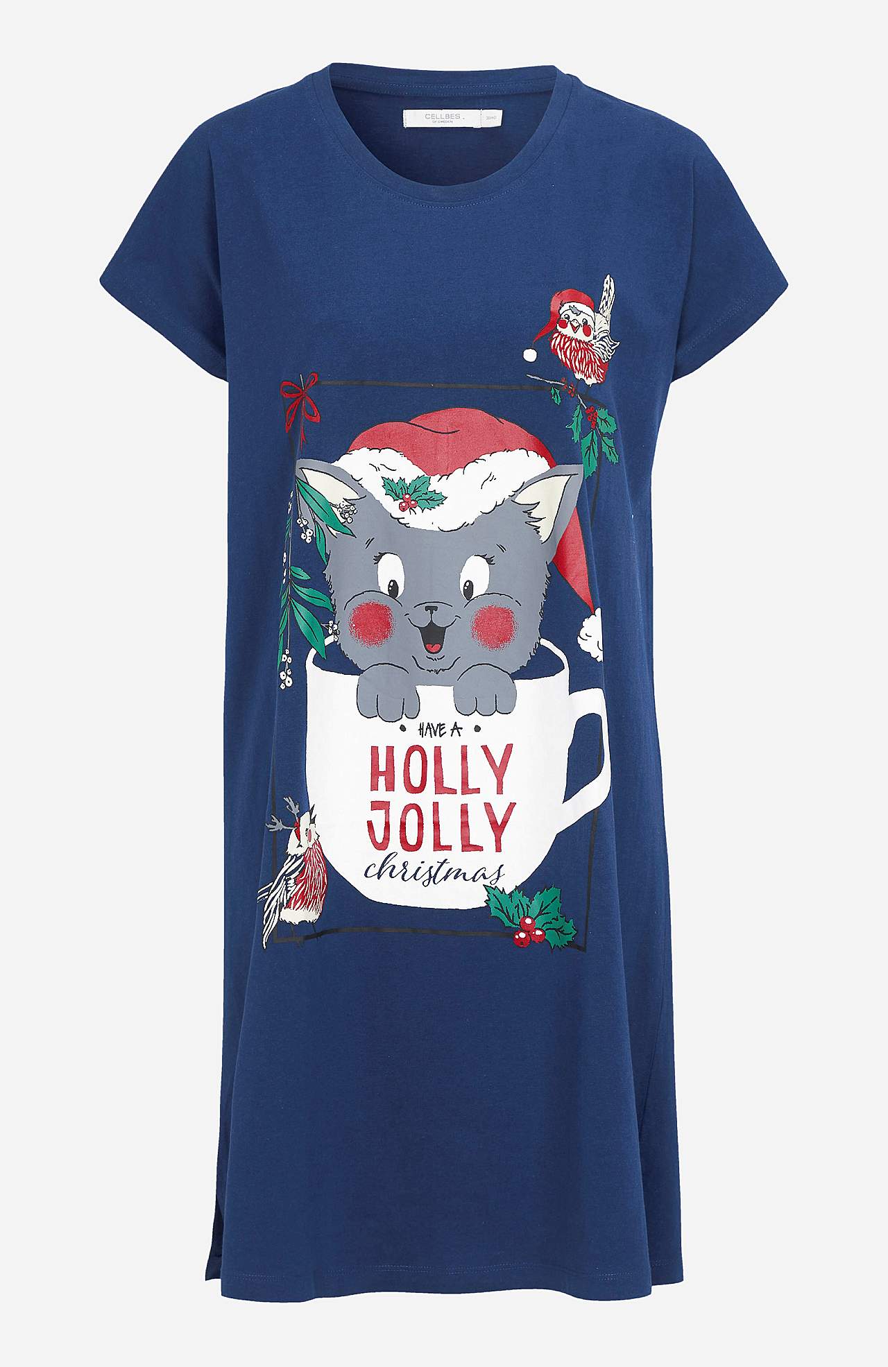 Nightdress with Christmas motif Petra