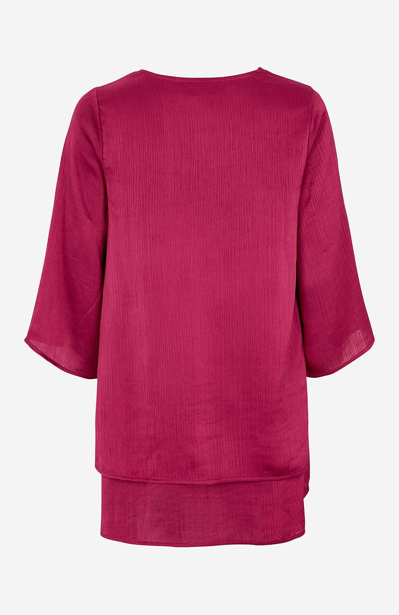 V-neck tunic with bell sleeve