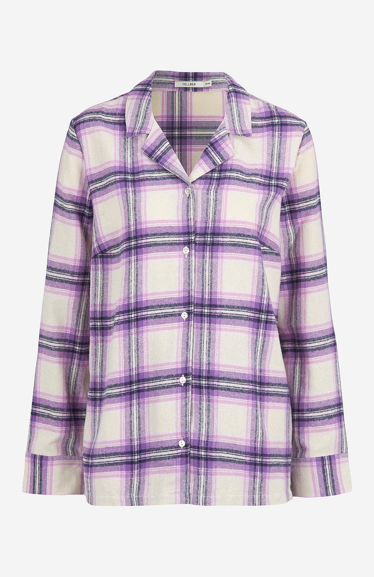 Checked pyjamas in flannel