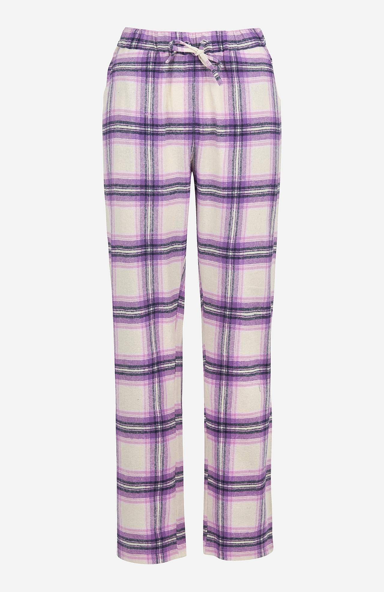 Checked pyjamas in flannel