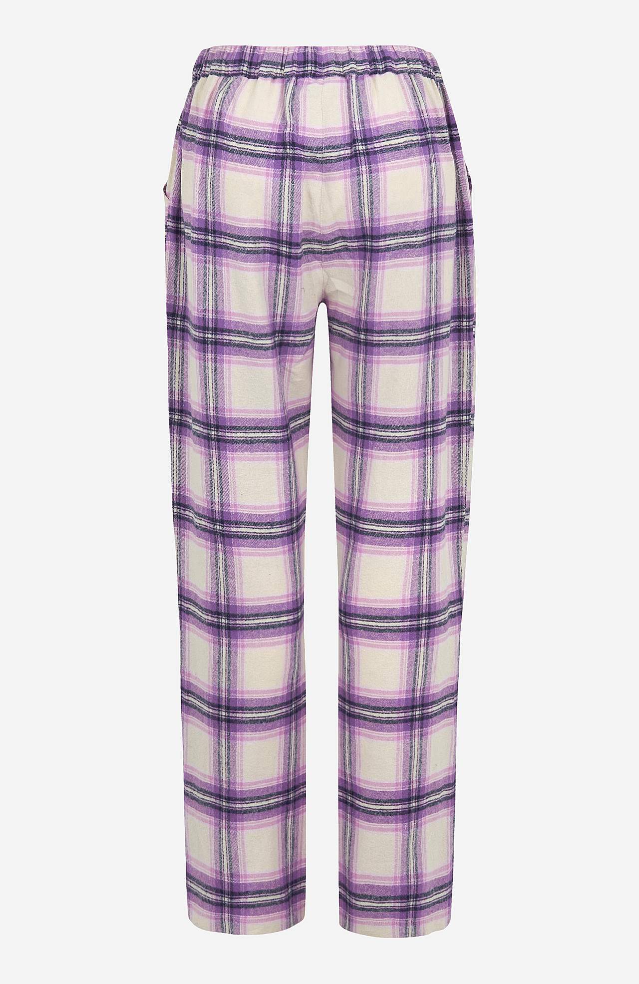 Checked pyjamas in flannel