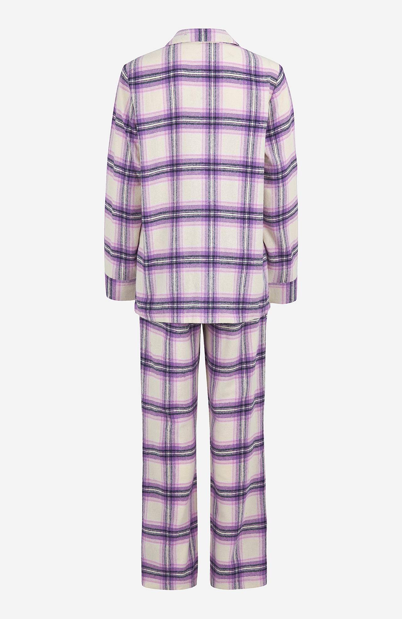 Checked pyjamas in flannel