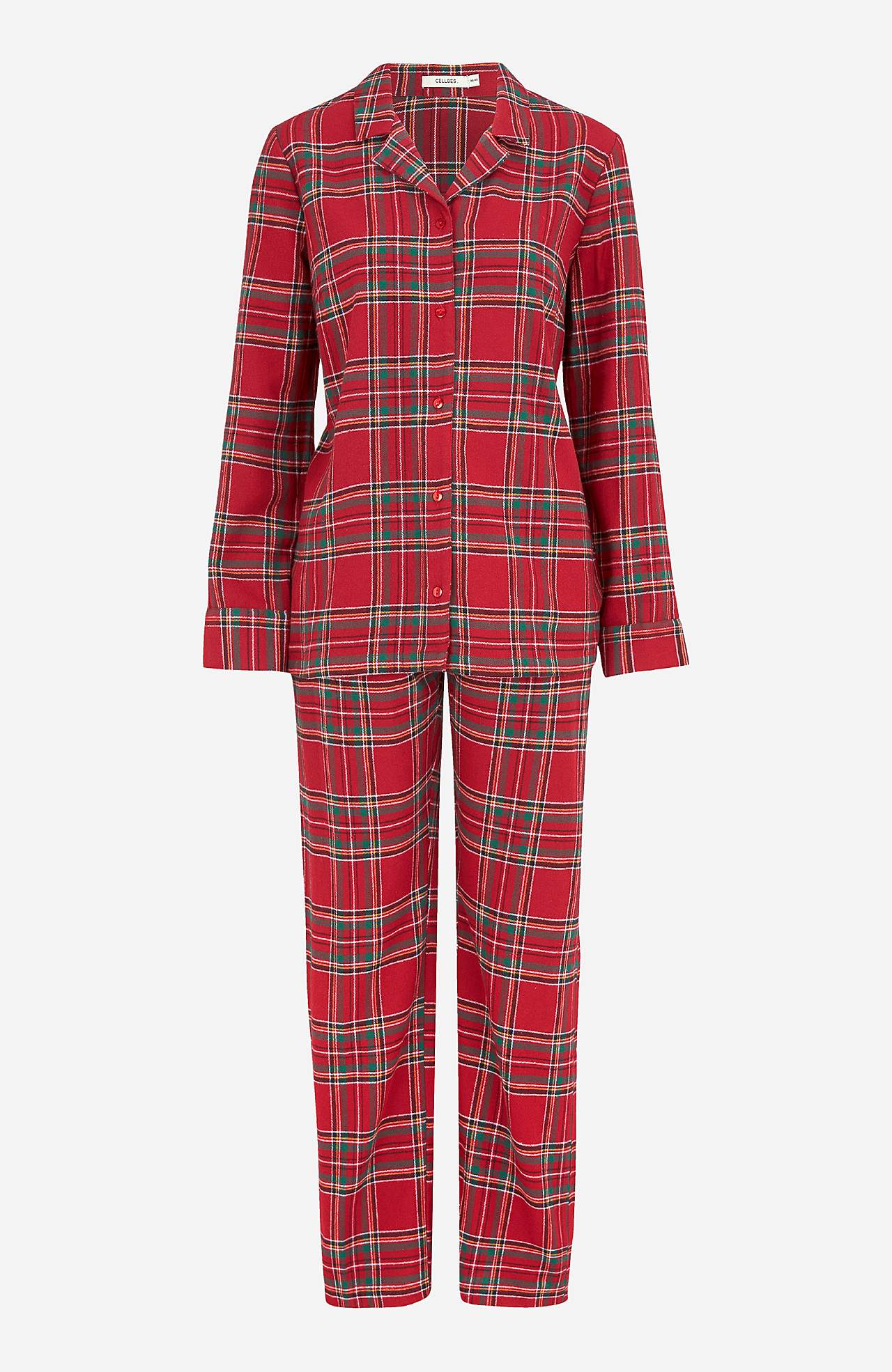 Checked pyjamas in flannel Felicia