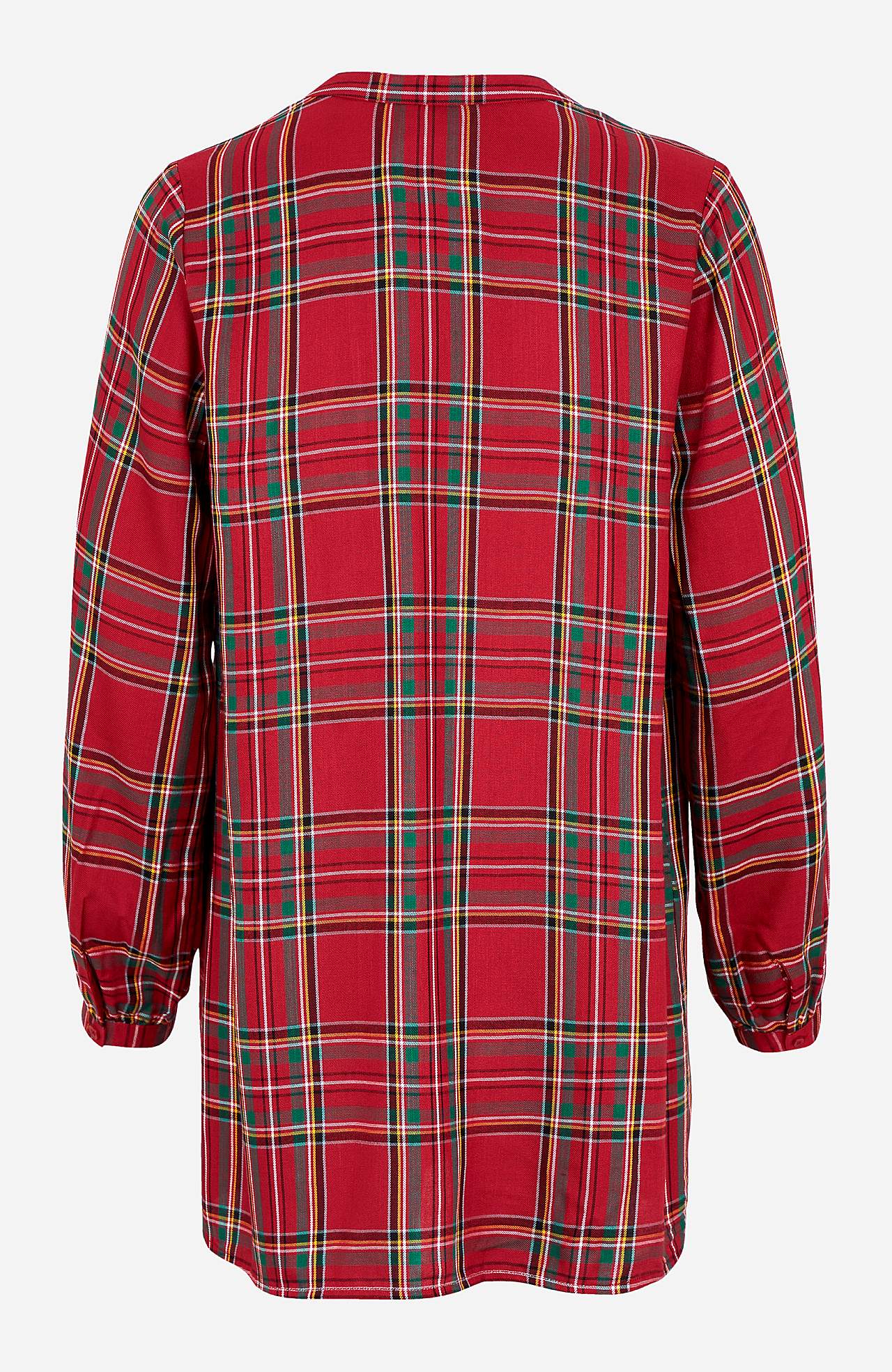 Long tunic with decorative pin-tuck
