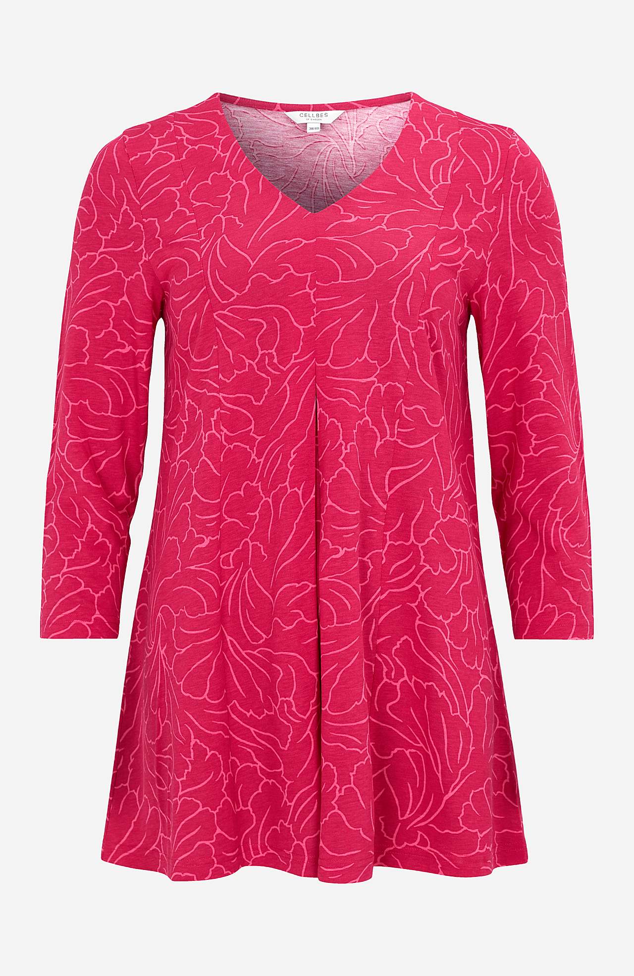 V-neck jersey tuniq Priscilla
