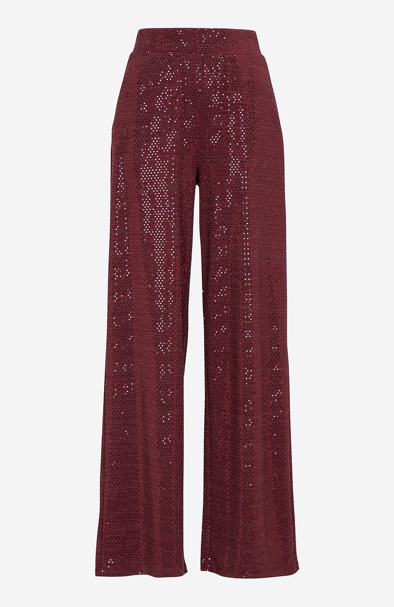 Party trousers with paillettes