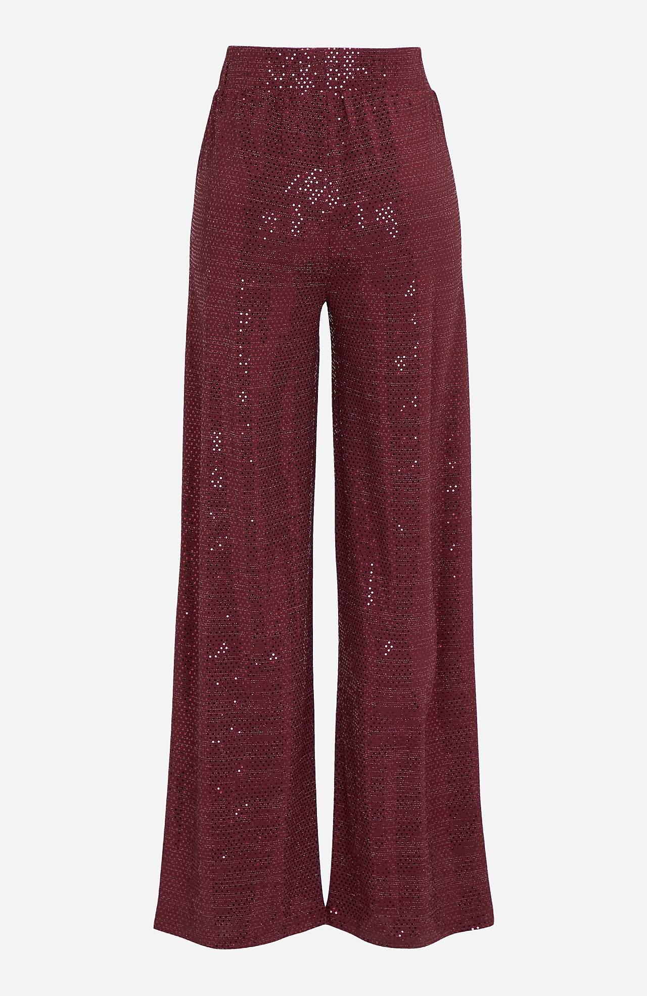 Party trousers with paillettes