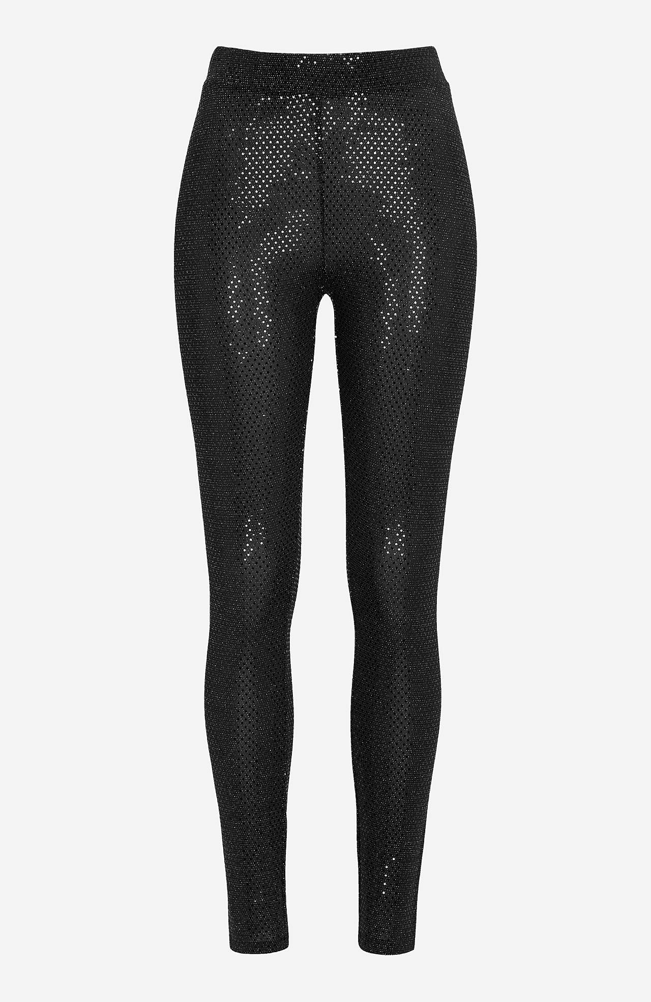 Leggings with sequins