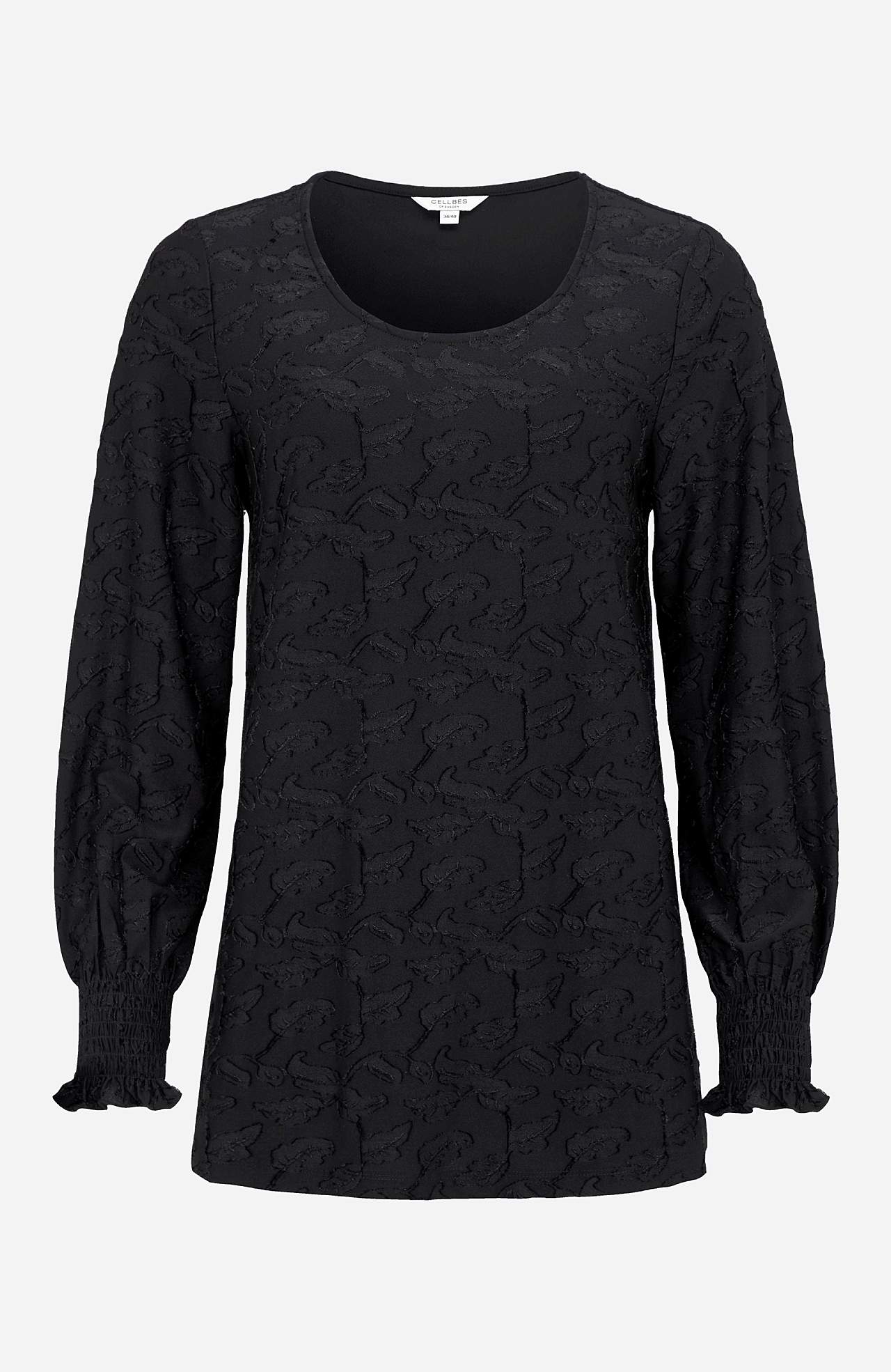 Jacquard patterned jersey tuniq
