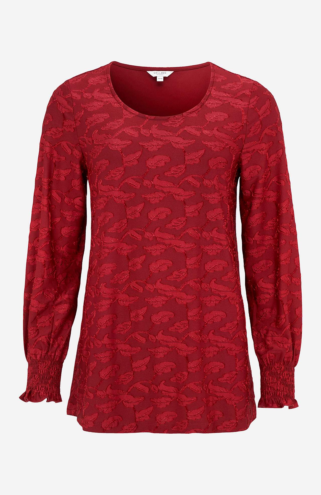 Jacquard patterned jersey tuniq