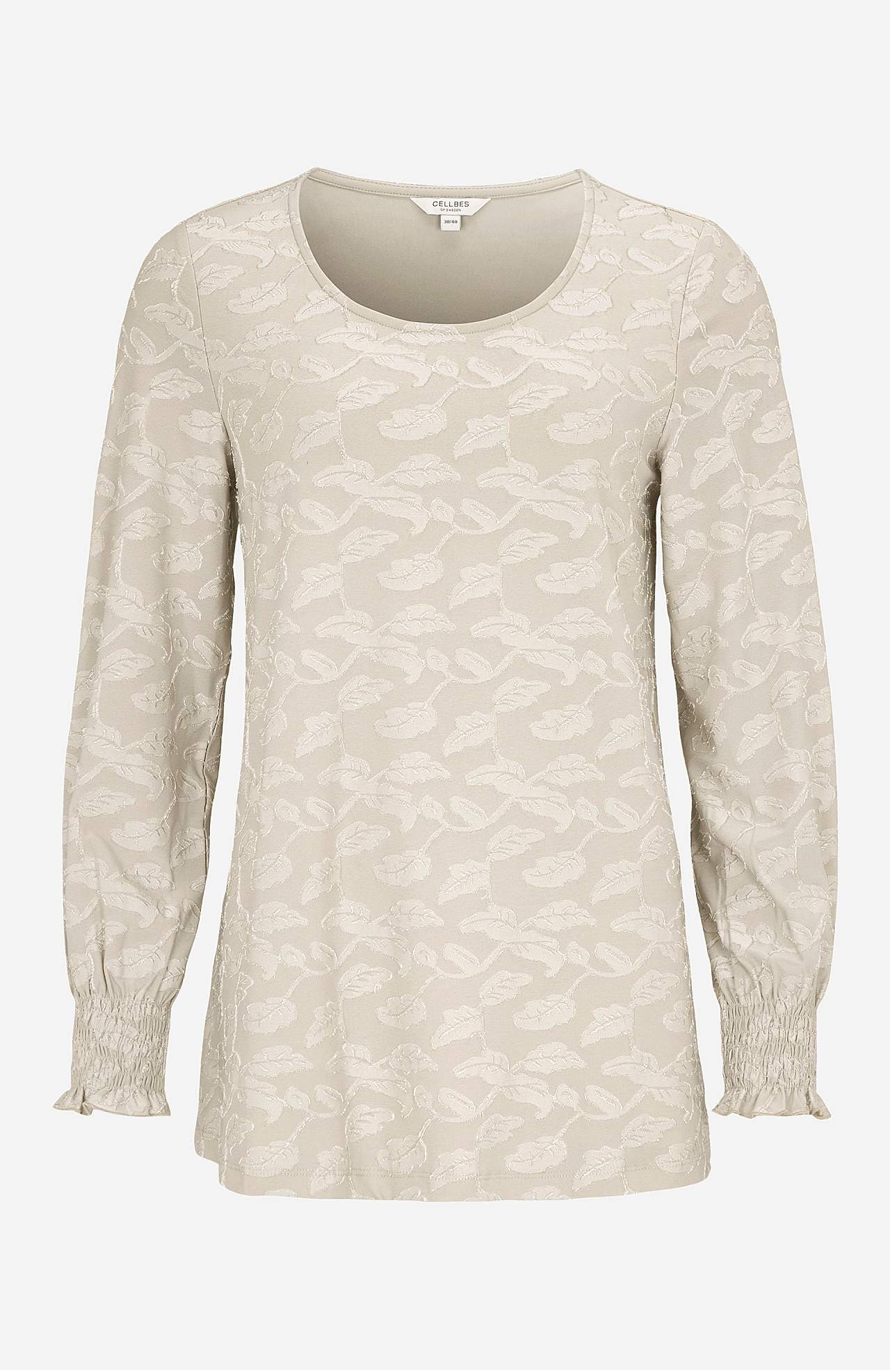 Jacquard patterned jersey tuniq