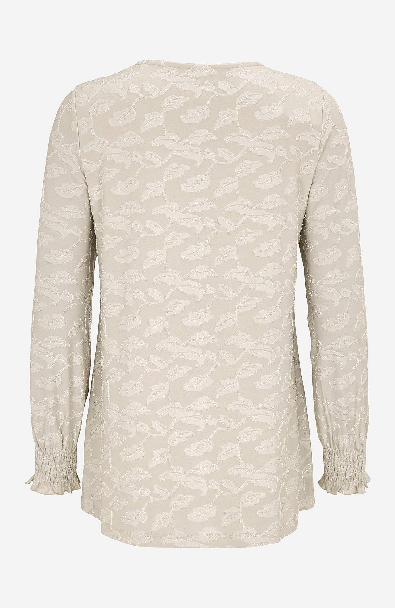 Jacquard patterned jersey tuniq