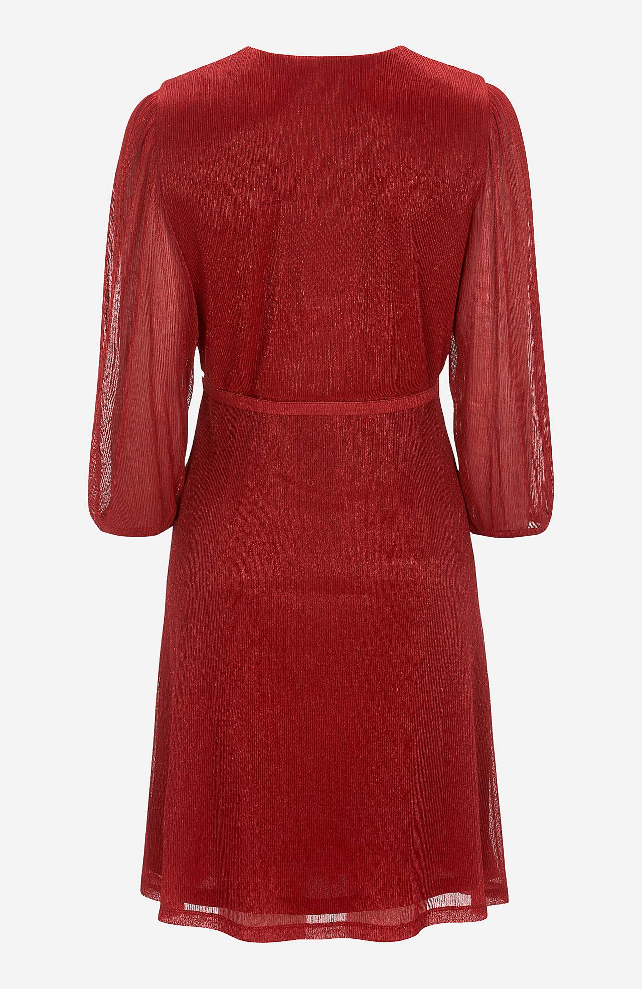 Glittery party dress with overlap design