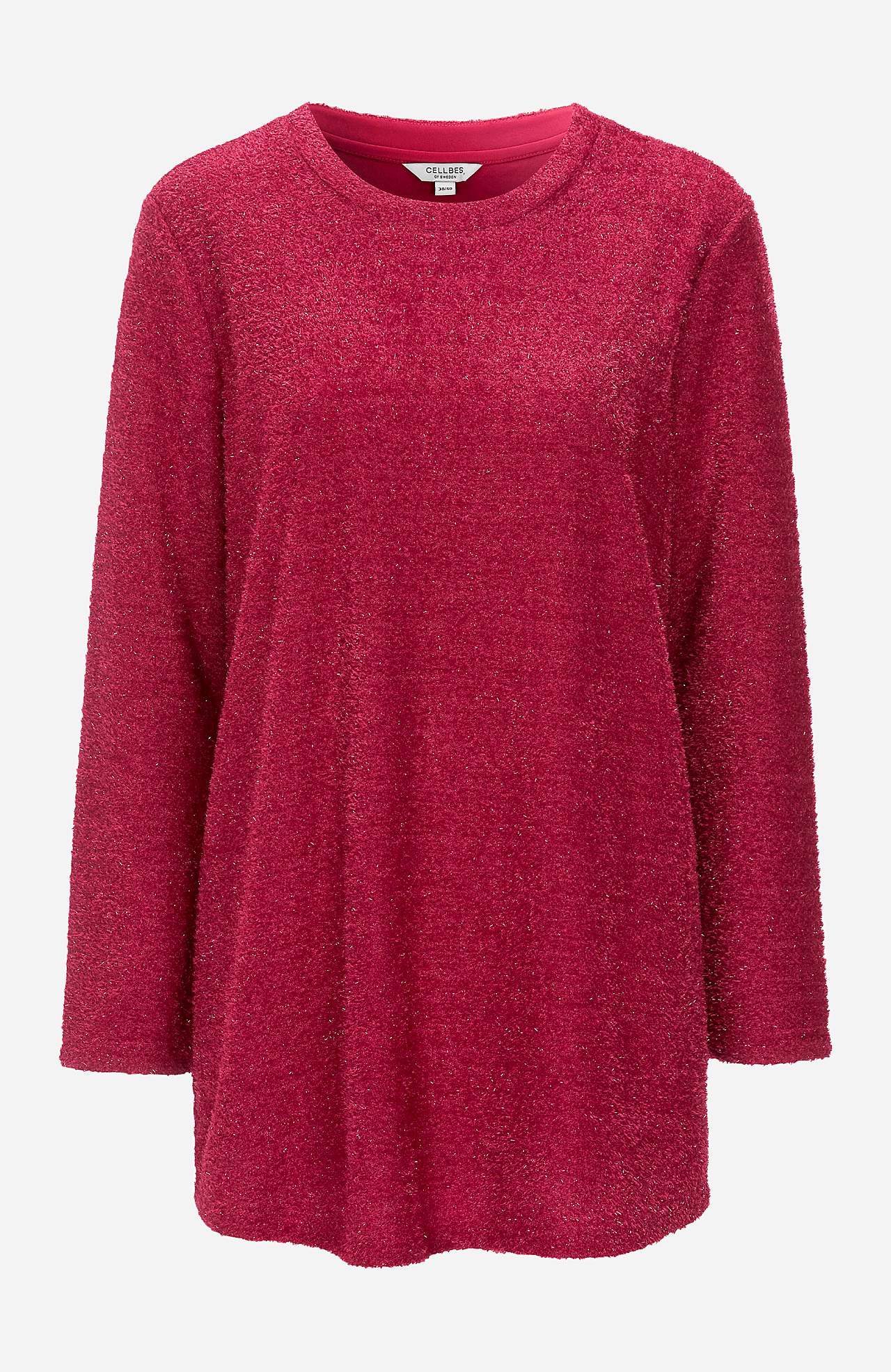 Glittery, knitted sweater