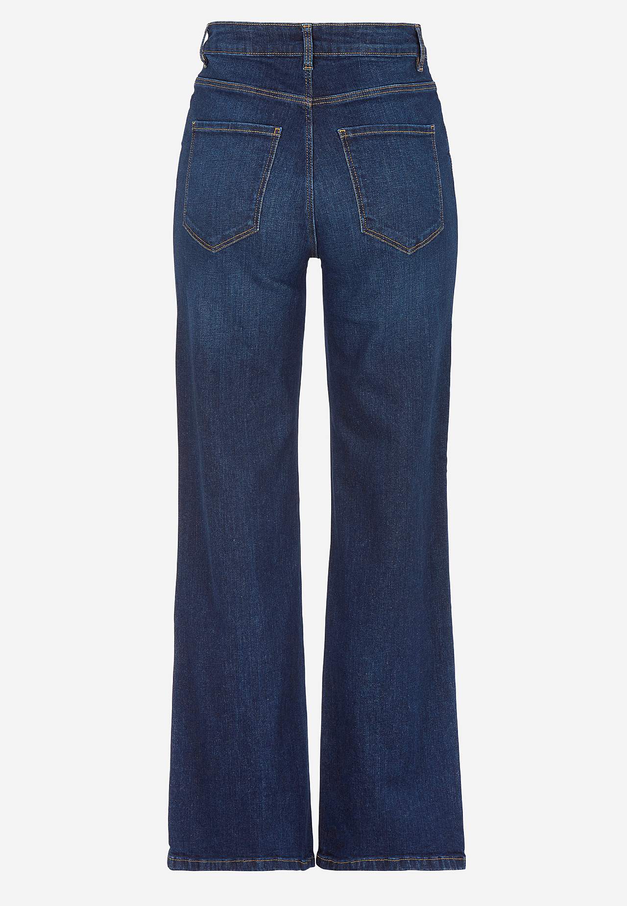 Stretch jeans with high waist