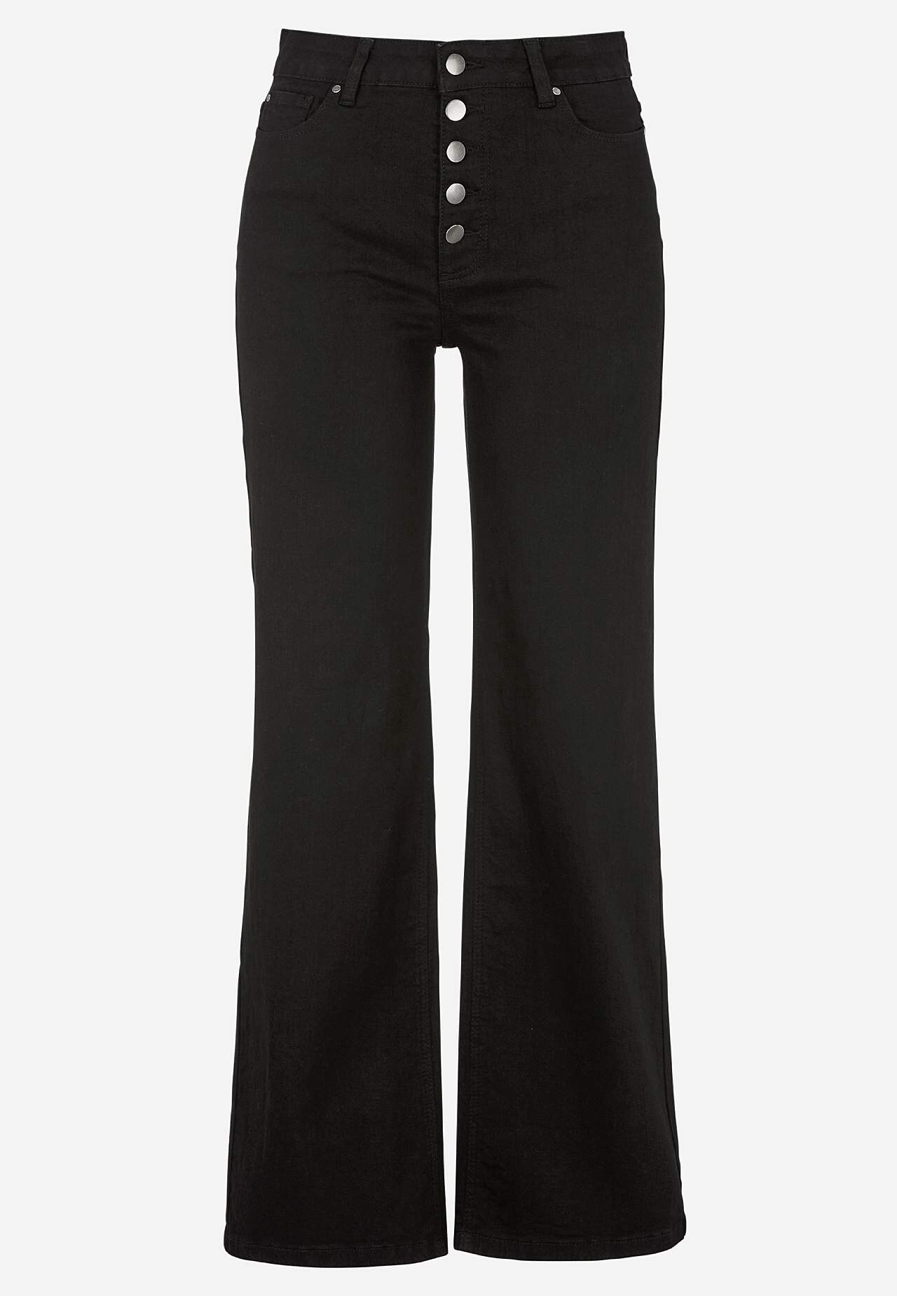 Stretch jeans with high waist