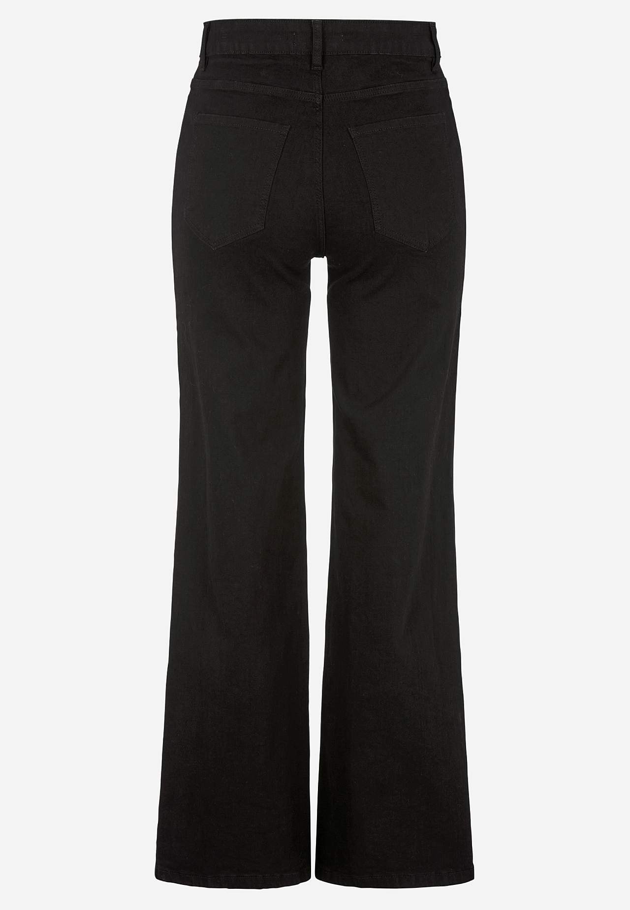 Stretch jeans with high waist