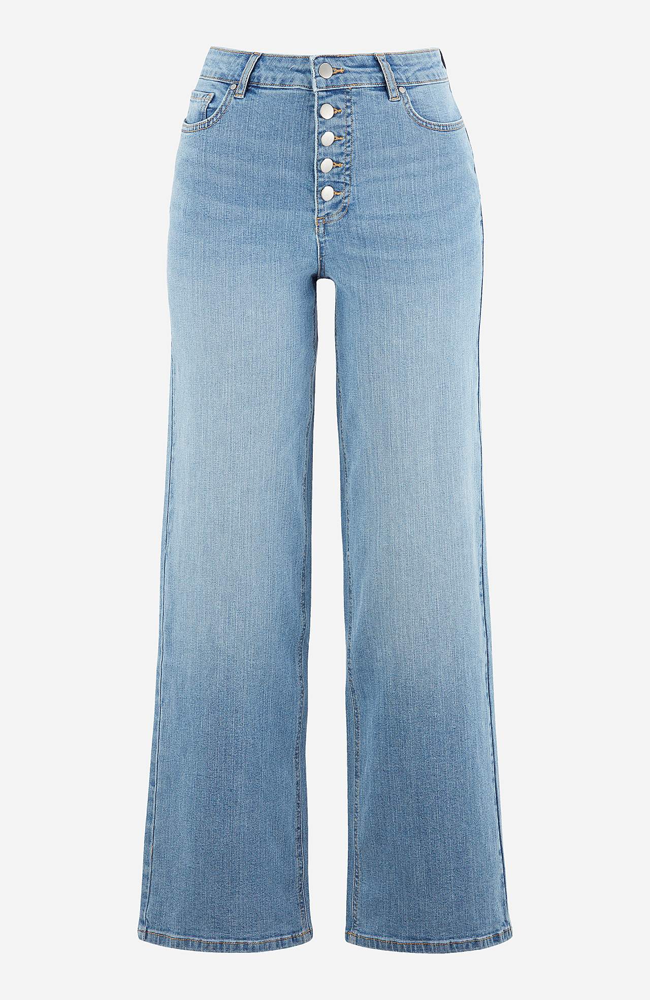 Stretch jeans with high waist